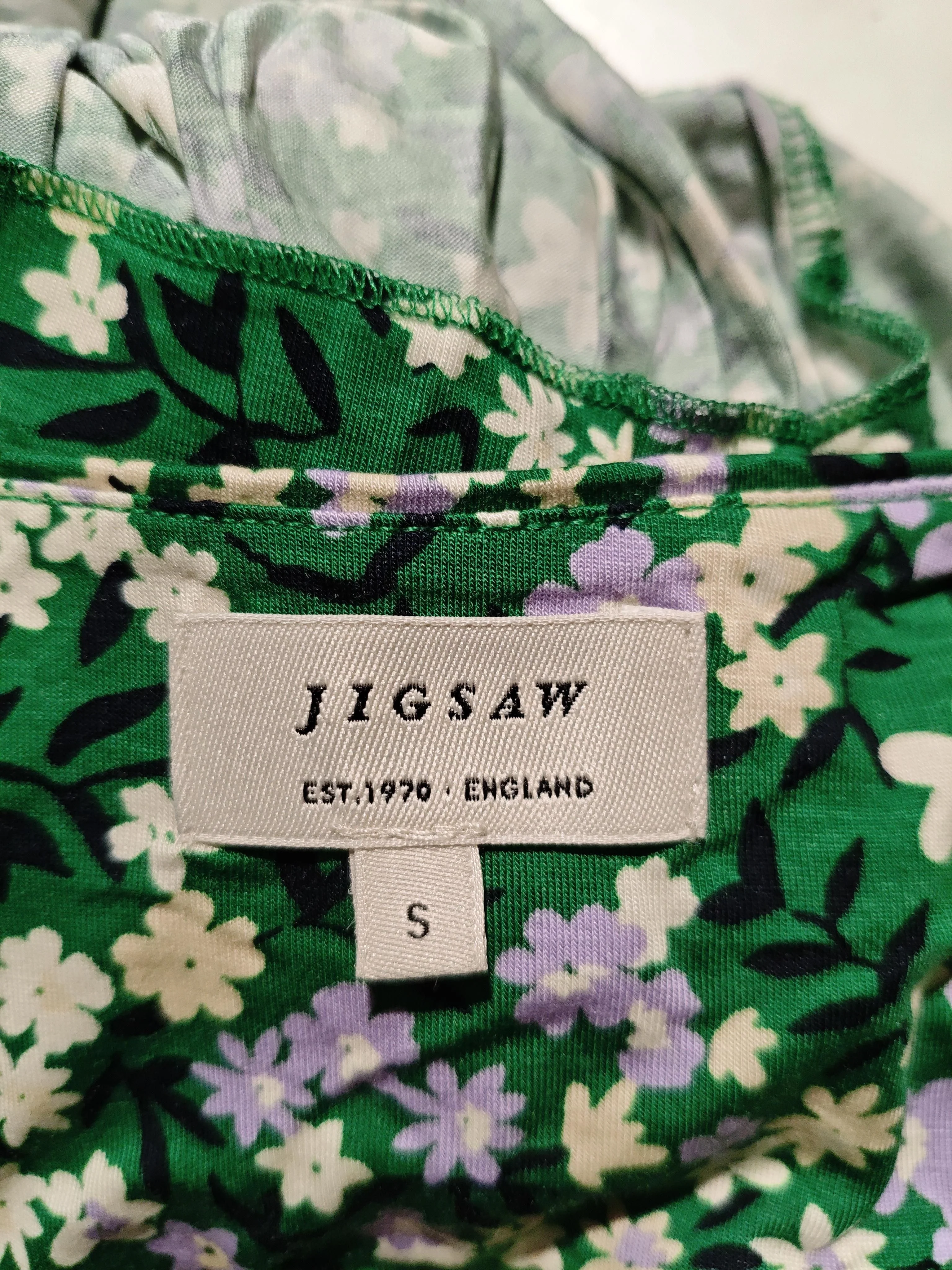 Jigsaw T-Shirt Midi Dress S in Green - Image 5
