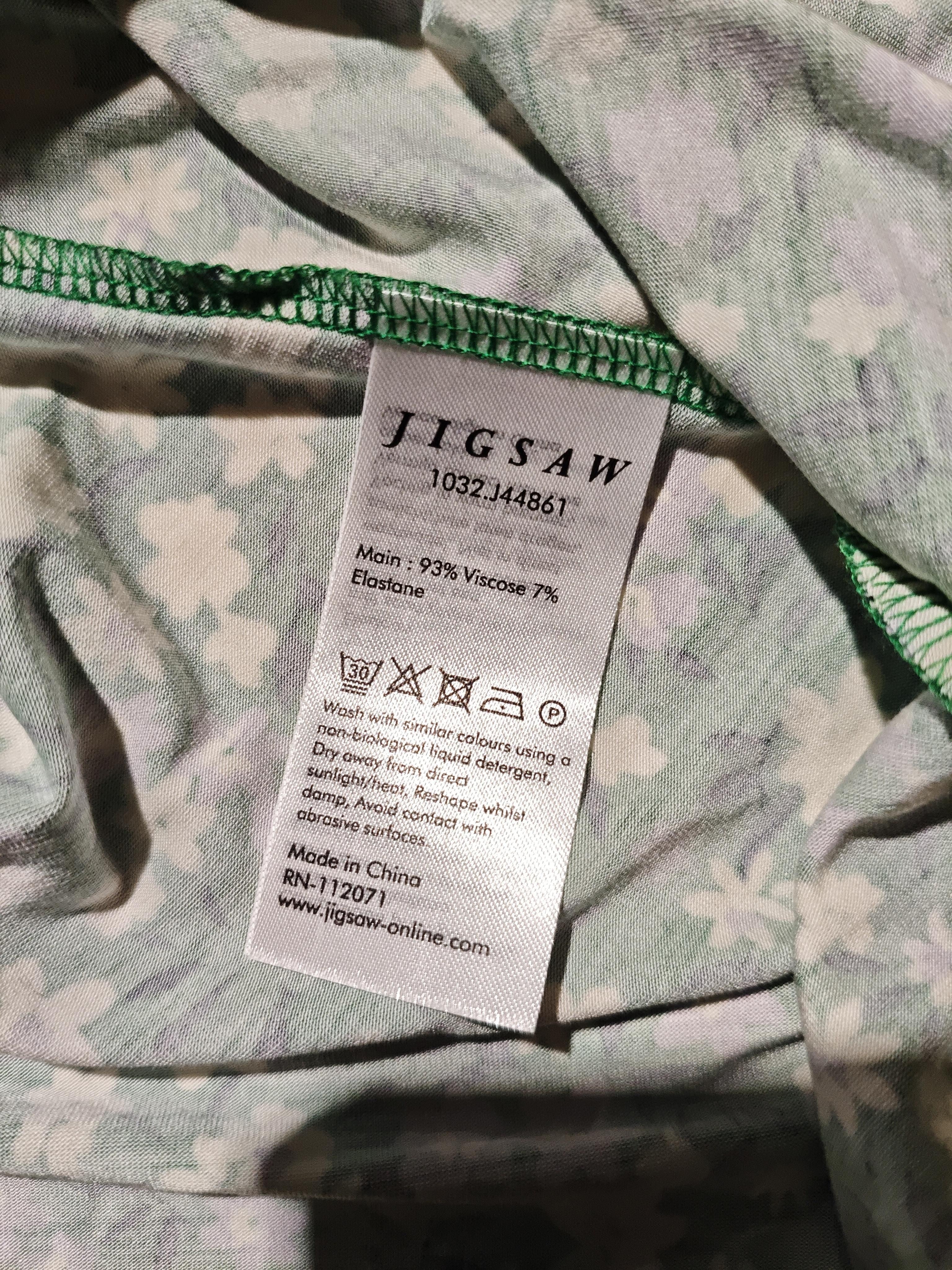 Jigsaw T-Shirt Midi Dress S in Green - Image 6