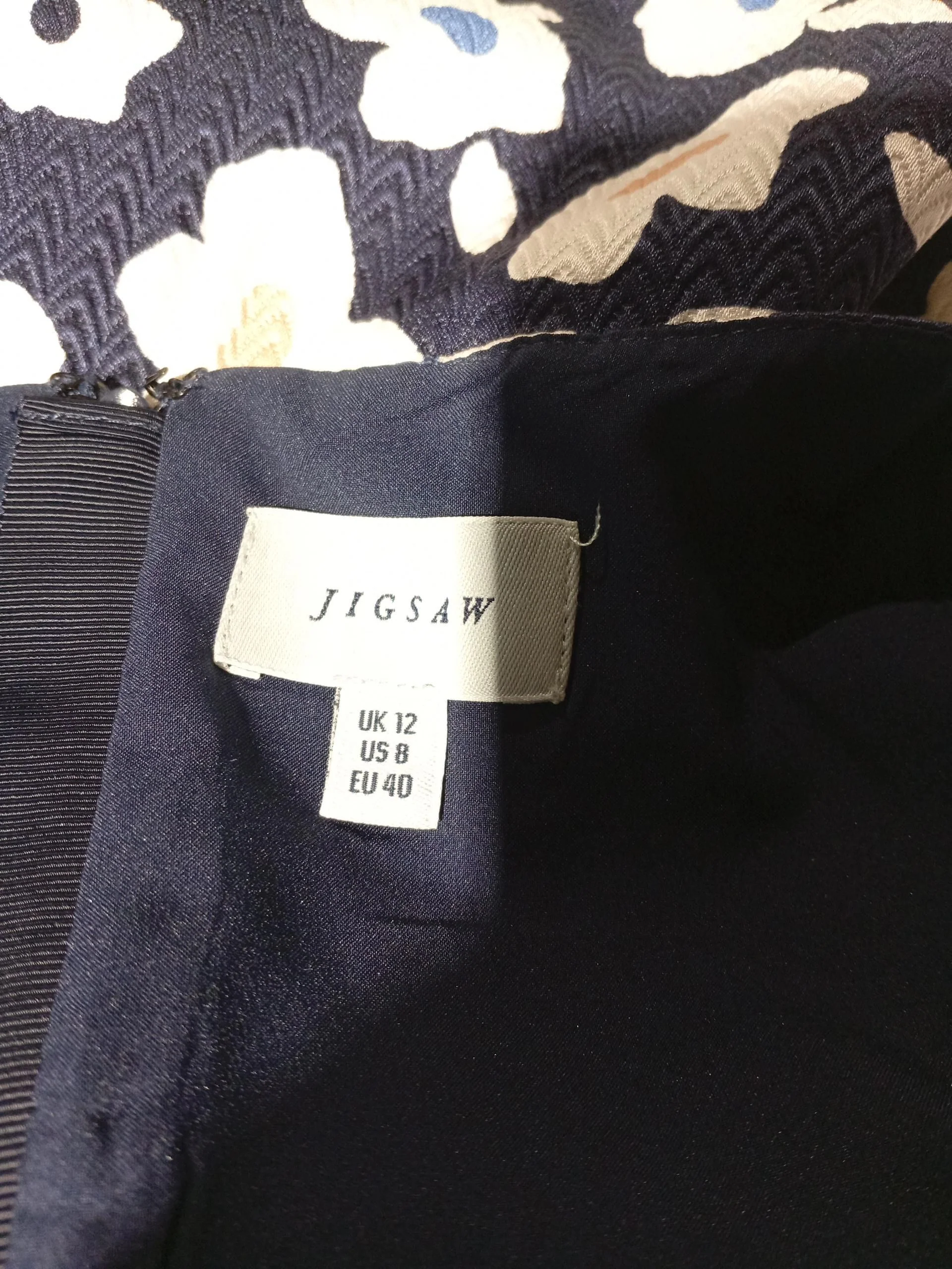 Jigsaw T-Shirt Mini Dress in Blue - Image 5