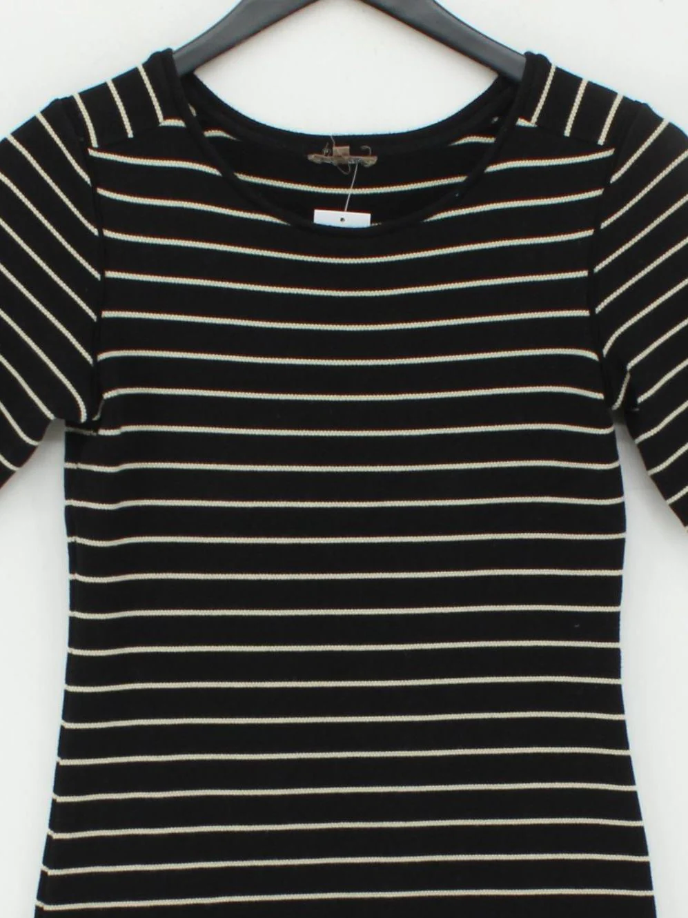 Jigsaw T-Shirt Mini Dress S in Black - Image 3