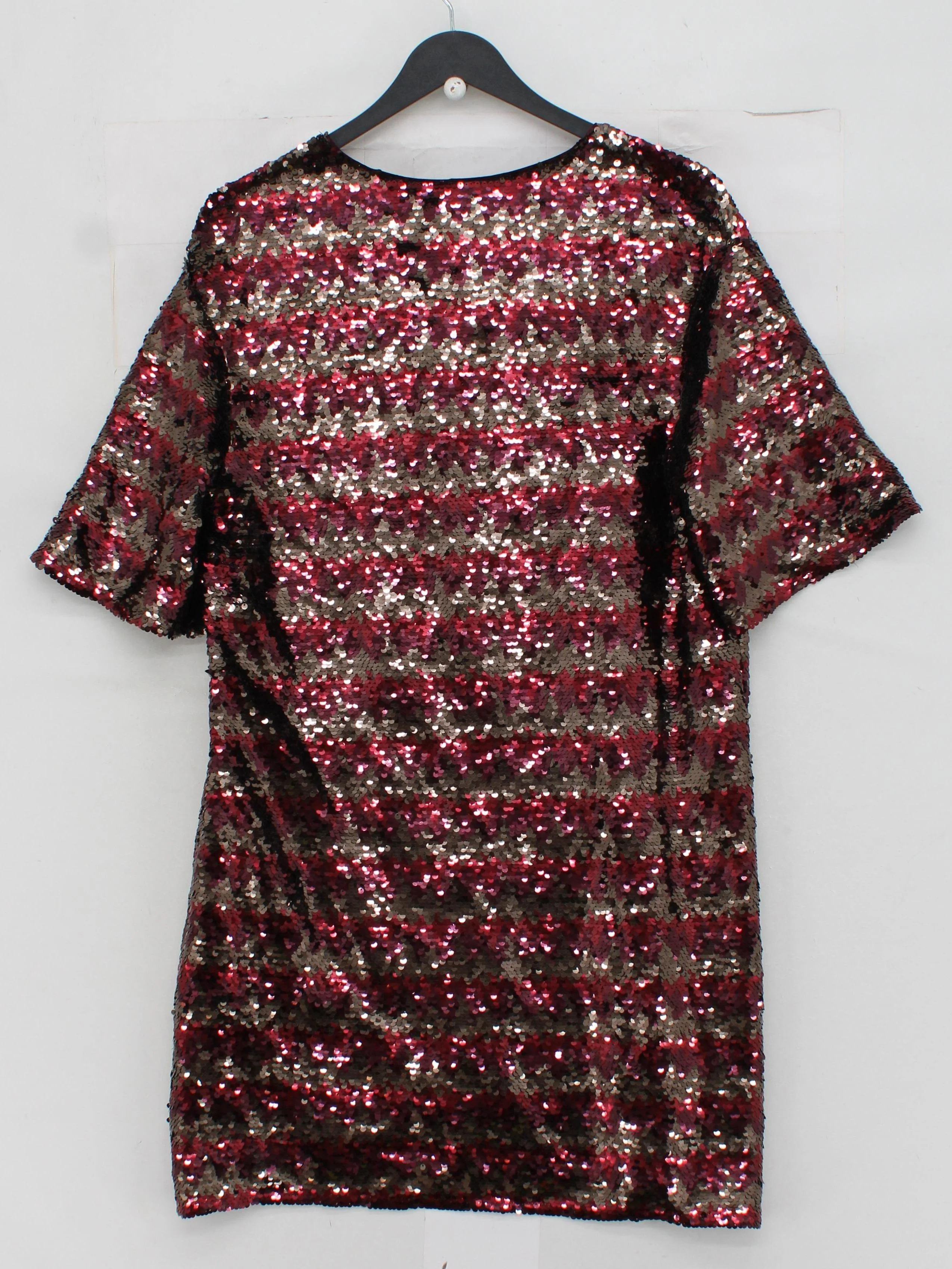 Jigsaw T-Shirt Mini Dress UK12 in Multi - Image 2