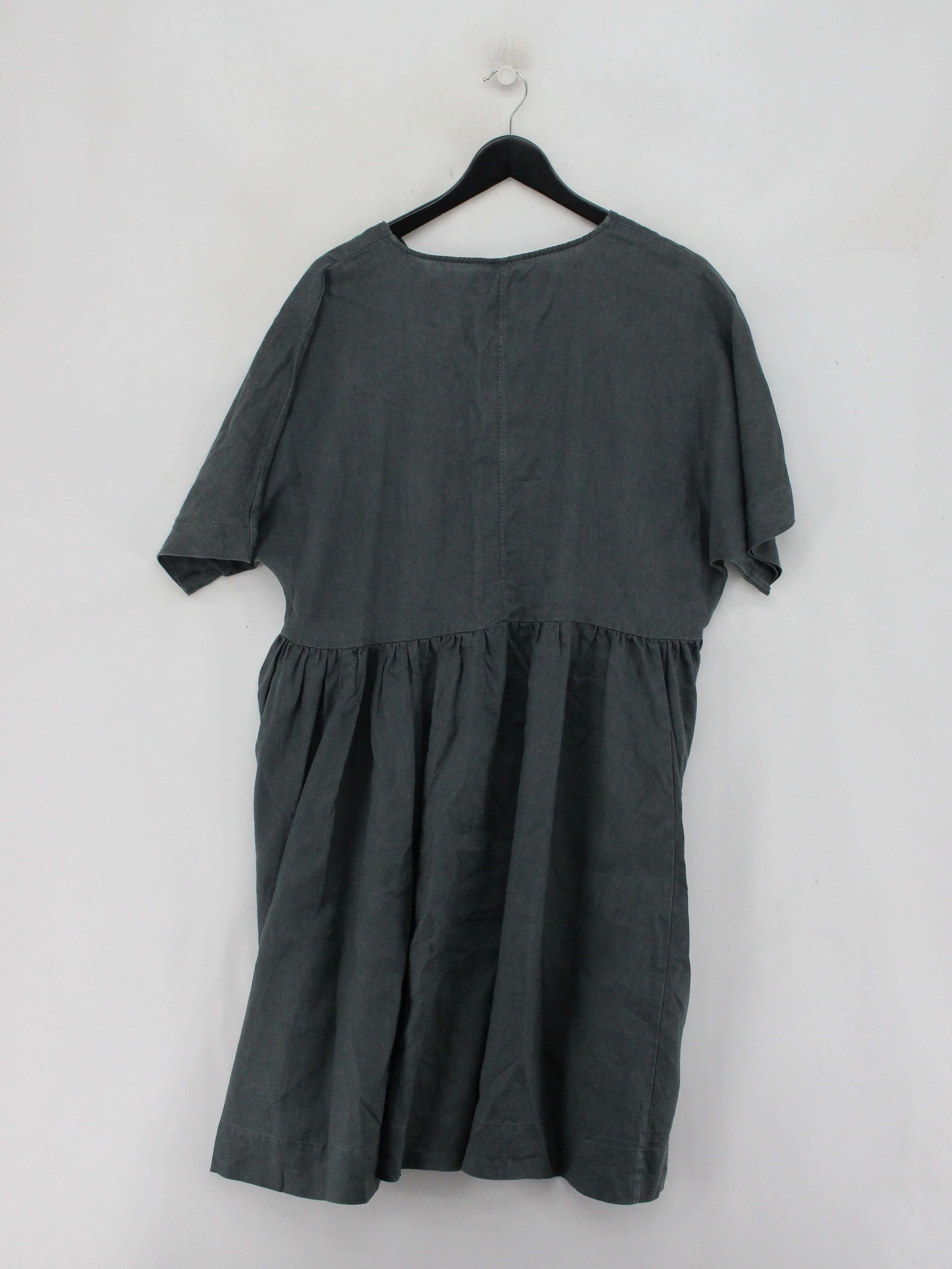 Jigsaw T-Shirt Mini Dress UK14 in Grey - Image 2
