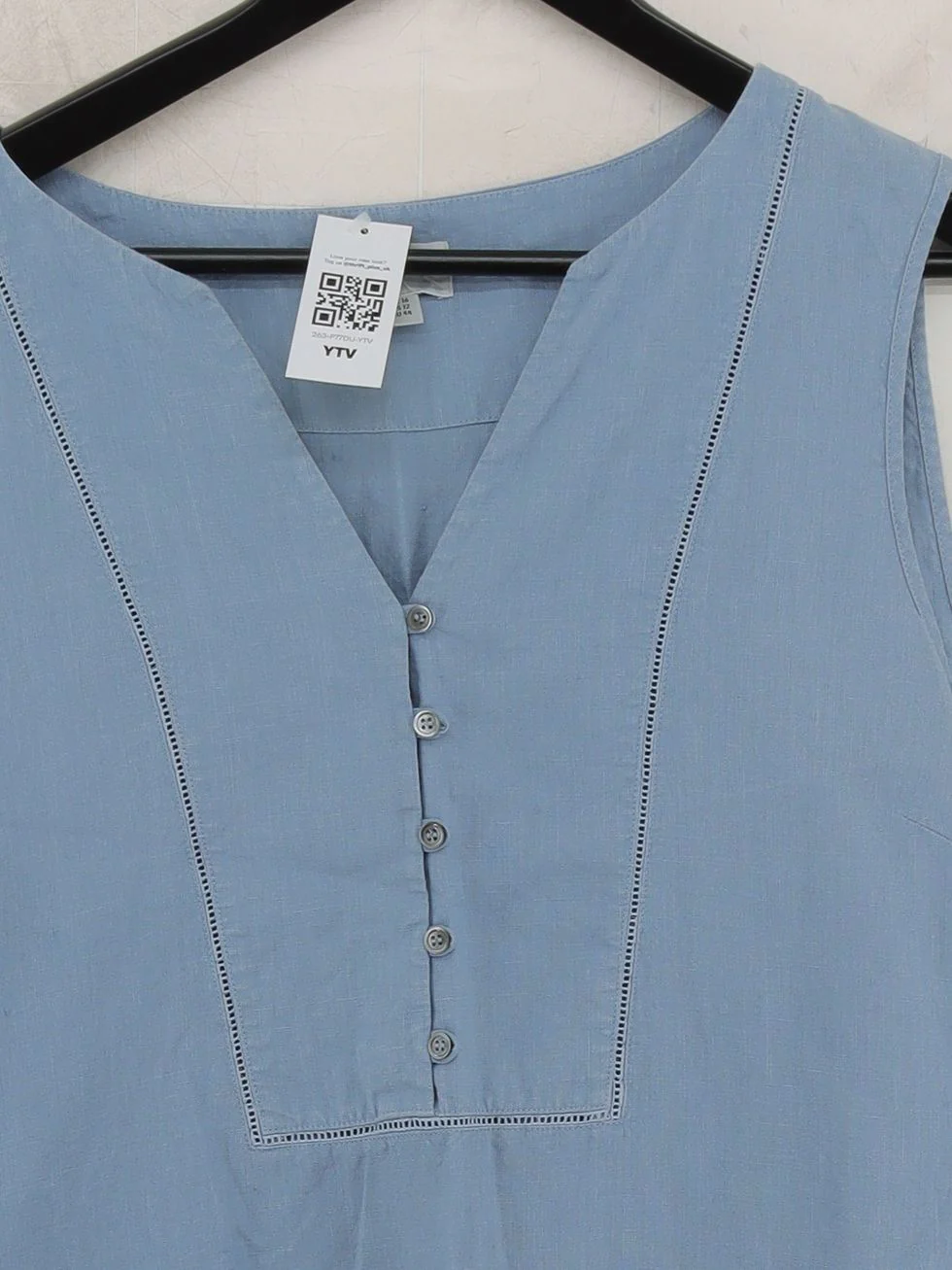 Jigsaw T-Shirt Mini Dress UK16 in Blue - Image 3
