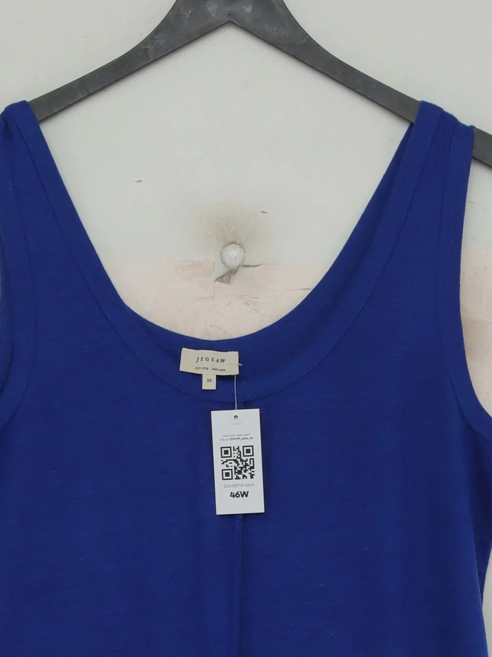 Jigsaw Tank Midi Dress M in Blue - Image 3