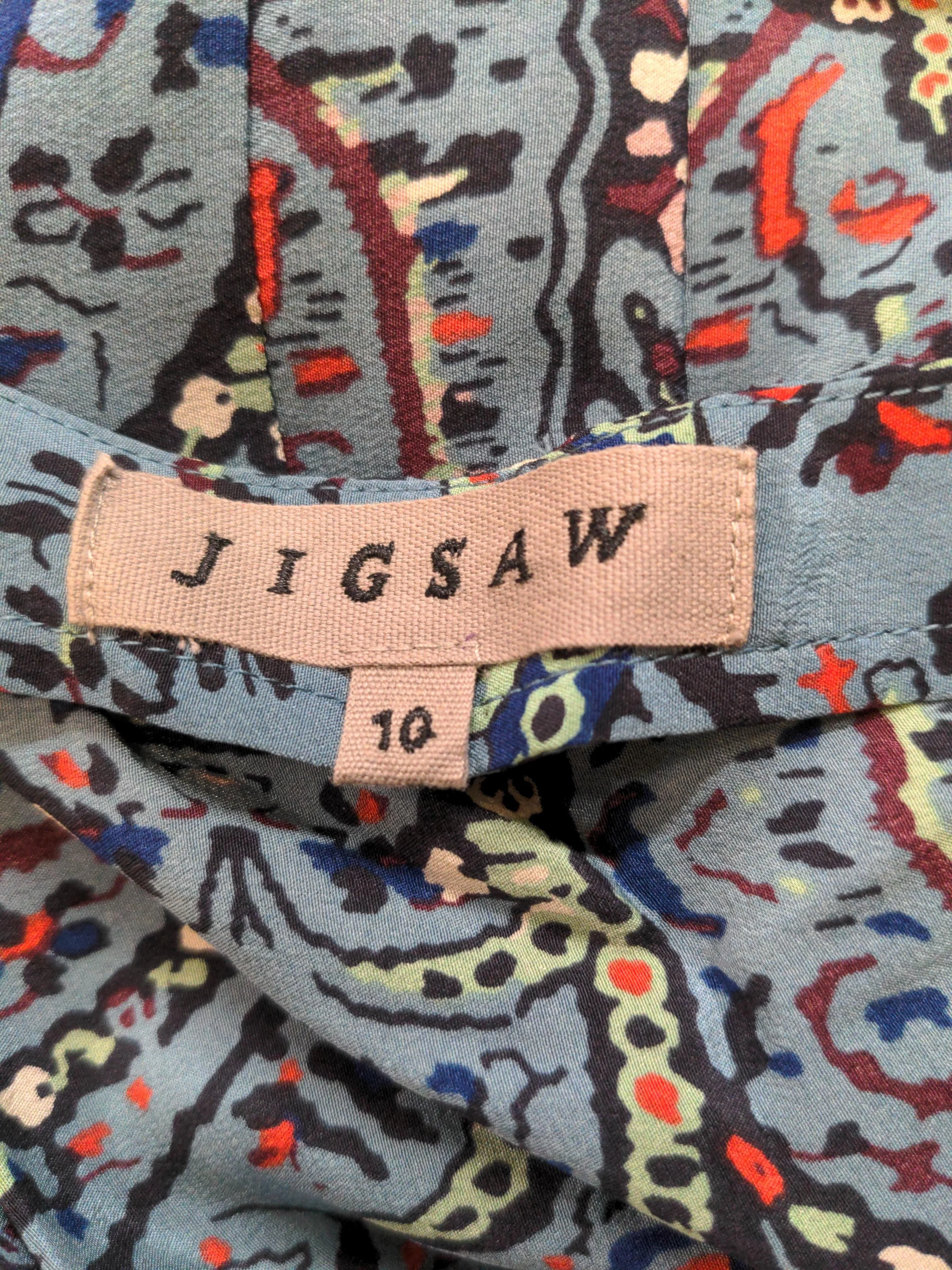 Jigsaw Tank Midi Dress UK10 in Blue - Image 5
