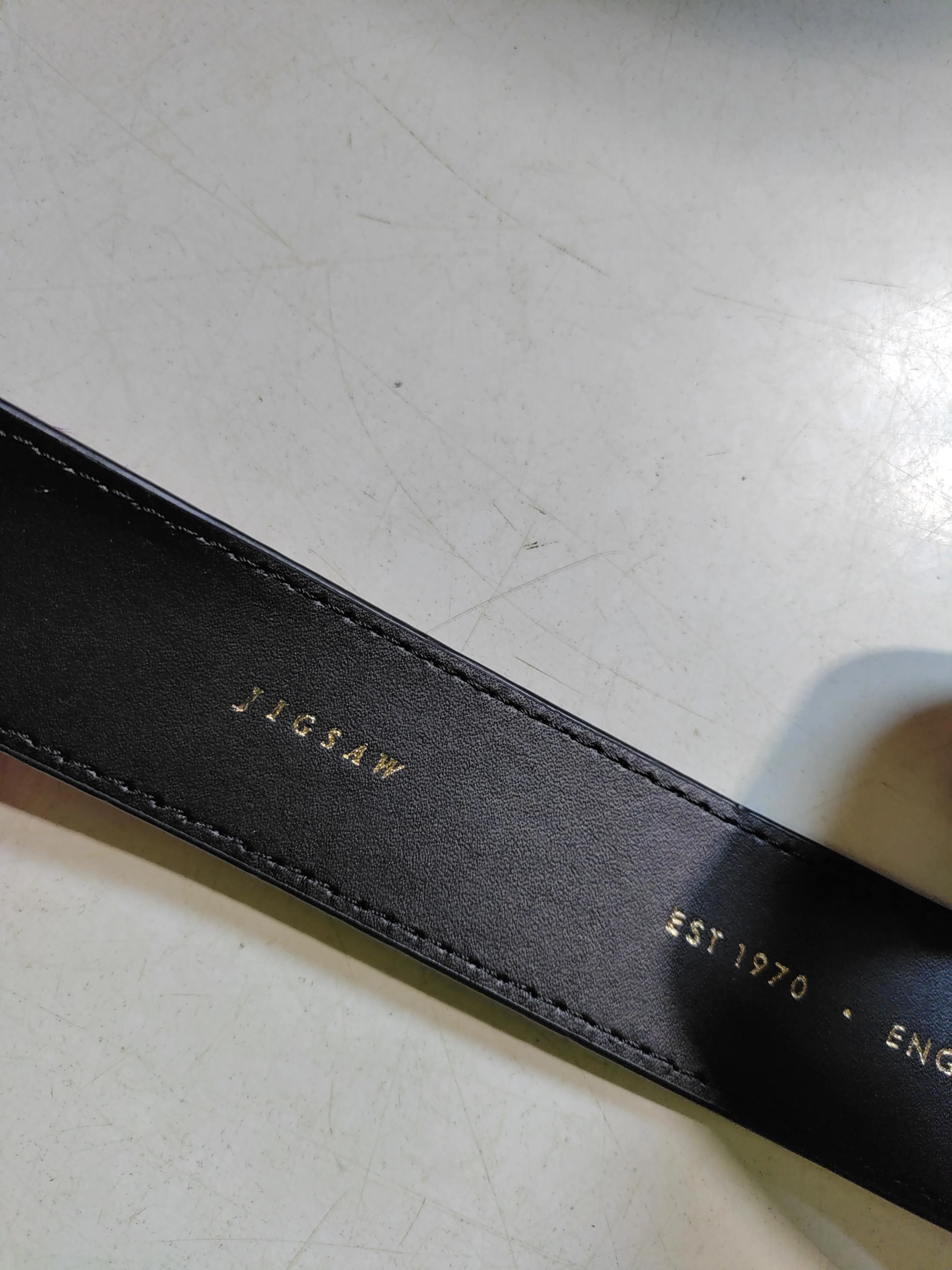Jigsaw Women's Belt Pink 100% Animal Fur Basic Belt - Image 5