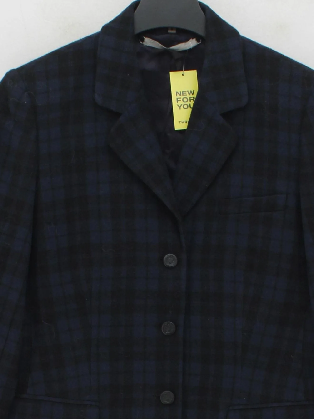 Jigsaw Women's Blazer Chest: 38 in Blue Wool - Image 3