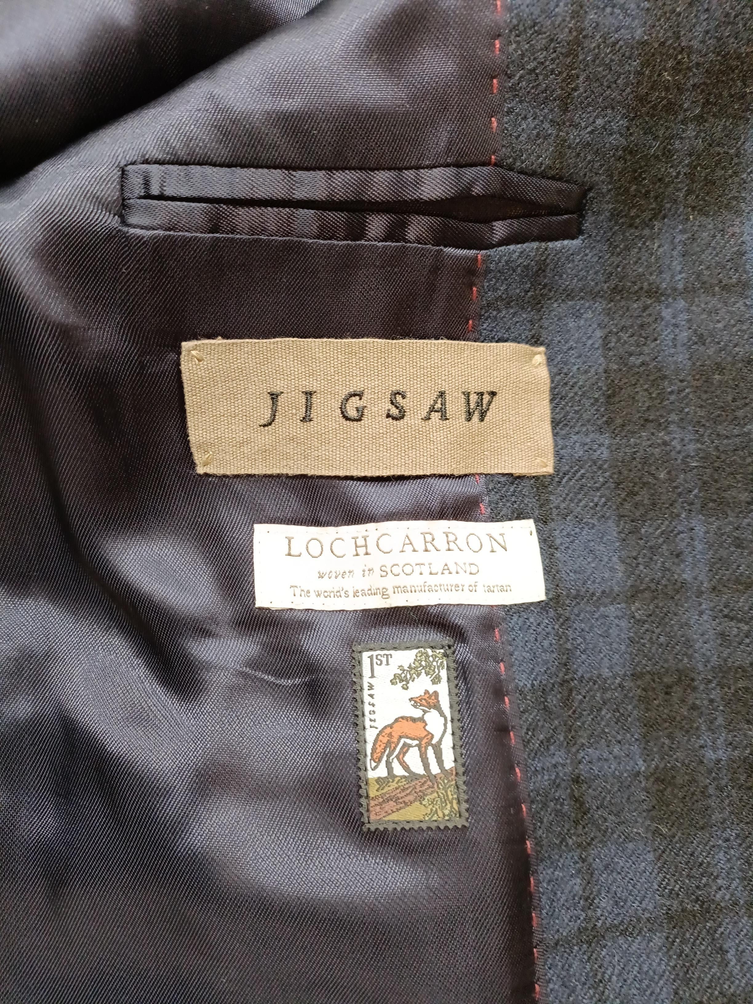 Jigsaw Women's Blazer Chest: 38 in Blue Wool - Image 5