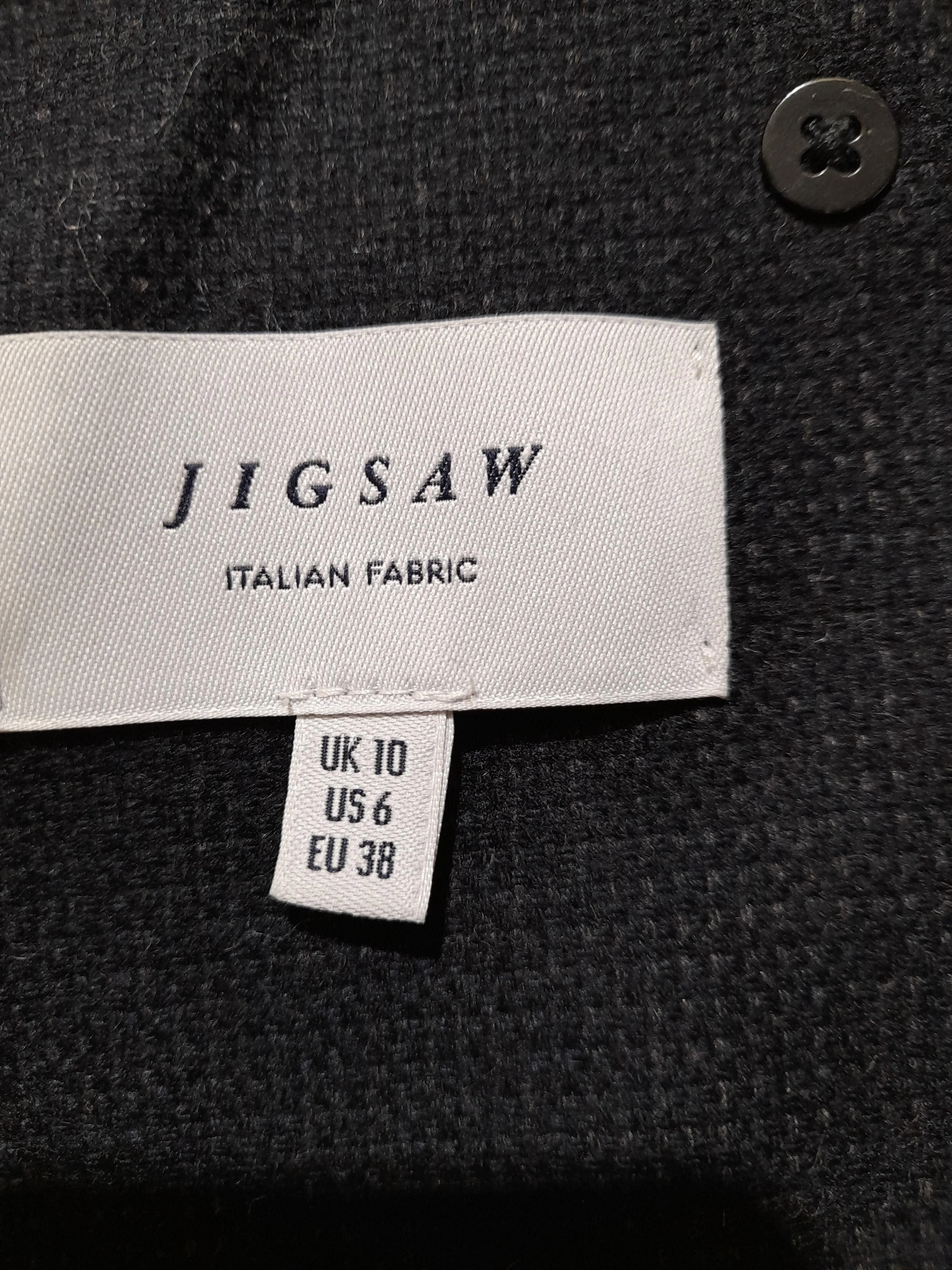 Jigsaw Women's Blazer UK 10 Grey Wool - Image 5
