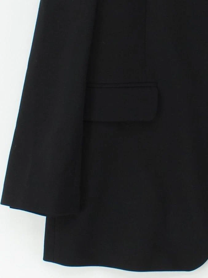 Jigsaw Women's Blazer UK 16 Black Polyester with Wool, Elastane Overcoat - Image 4