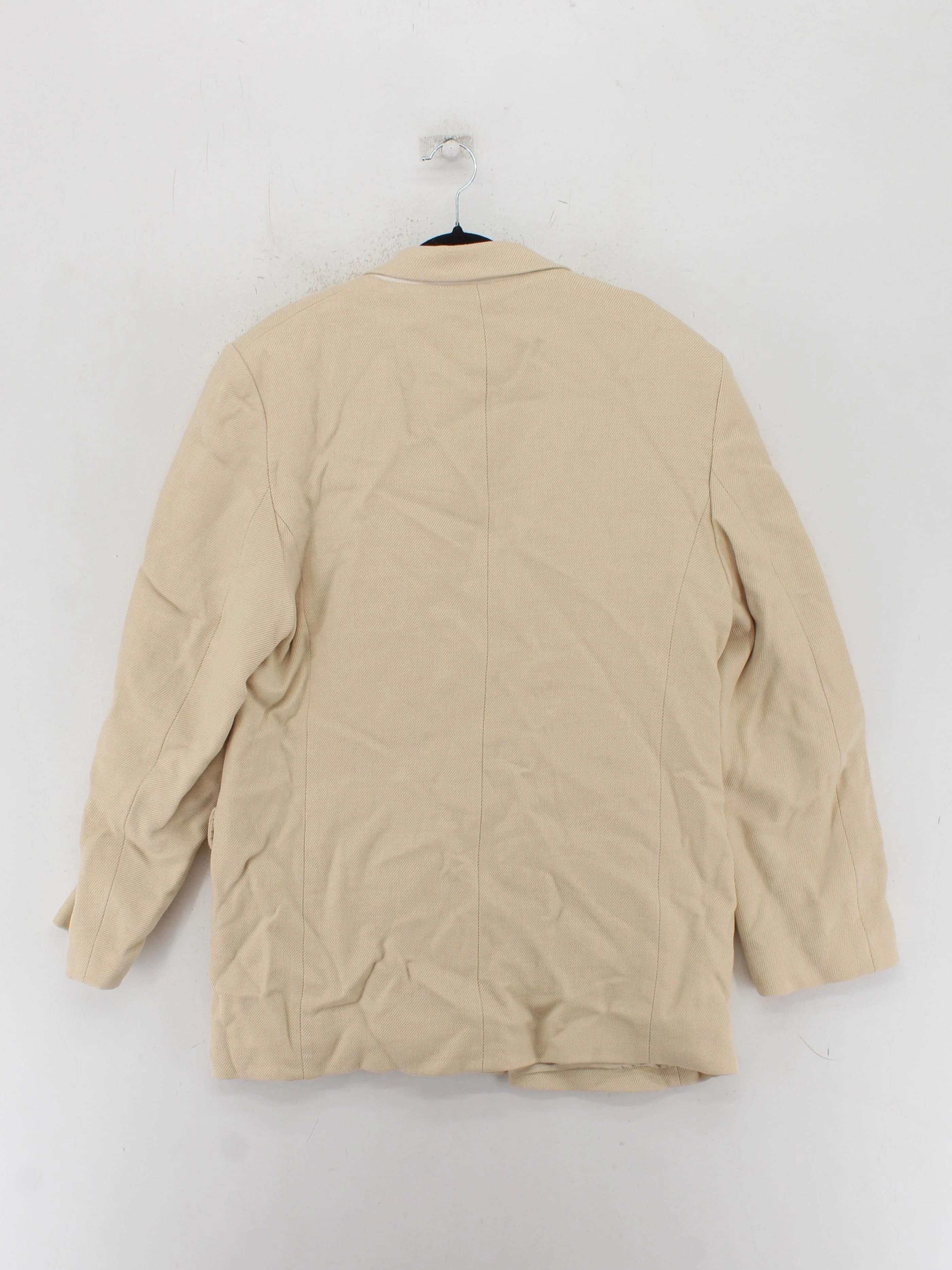 Jigsaw Women's Blazer UK 16 Cream Cotton New with tags - Image 3