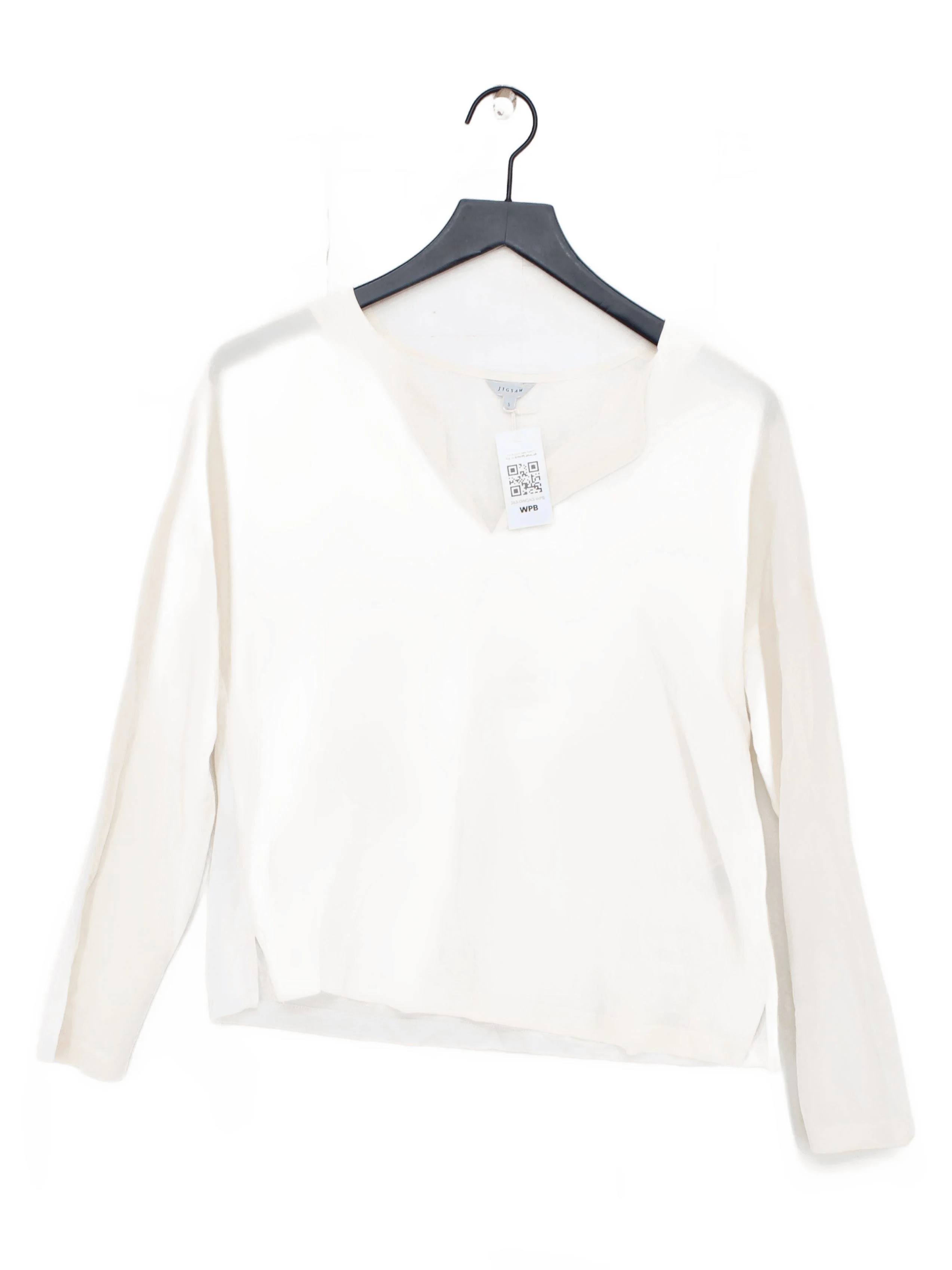 Jigsaw Women's Blouse S Cream Silk New with tags
