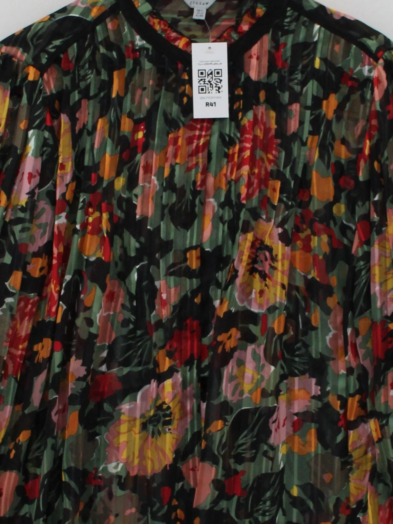 Jigsaw Women's Blouse UK 16 Multi 100% Polyester Basic - Image 3