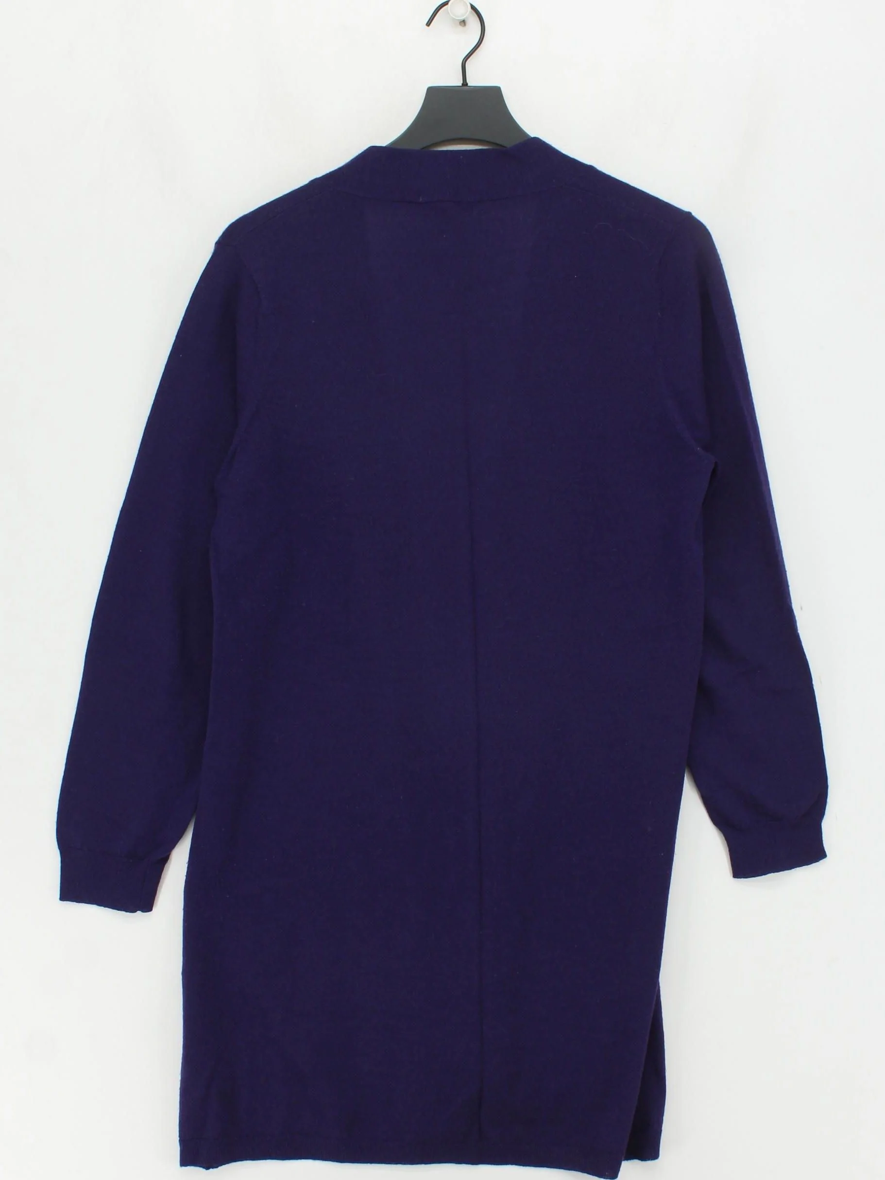 Jigsaw Women's Cardigan L Purple 100% Wool V-Neck Cardigan - Image 2
