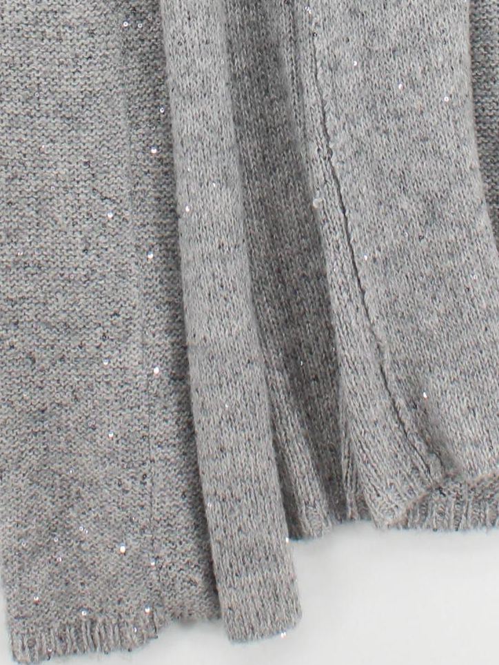 Jigsaw Women's Cardigan M Grey Acrylic with Polyester, Wool V-Neck Cardigan - Image 4