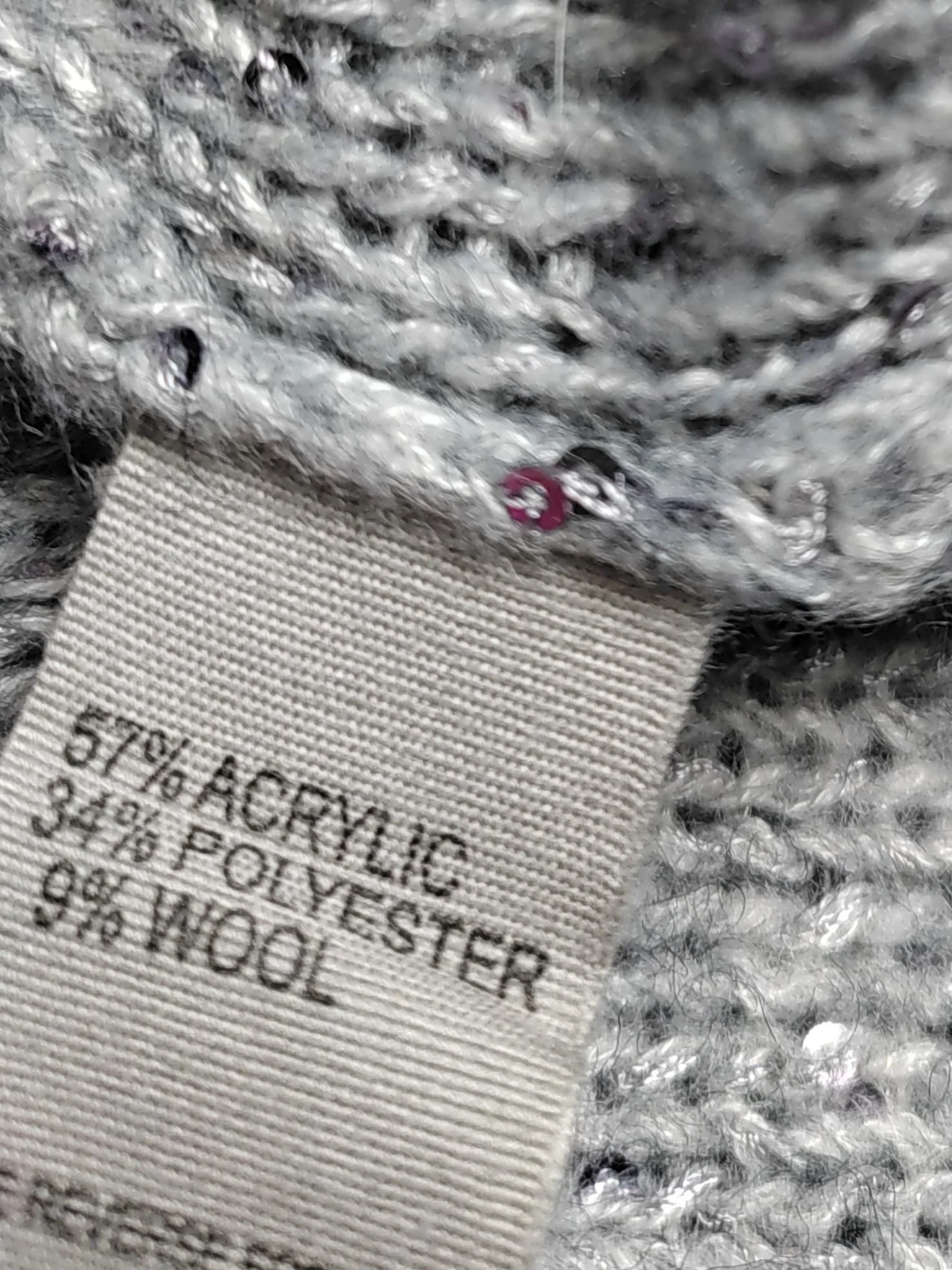 Jigsaw Women's Cardigan M Grey Acrylic with Polyester, Wool V-Neck Cardigan - Image 7