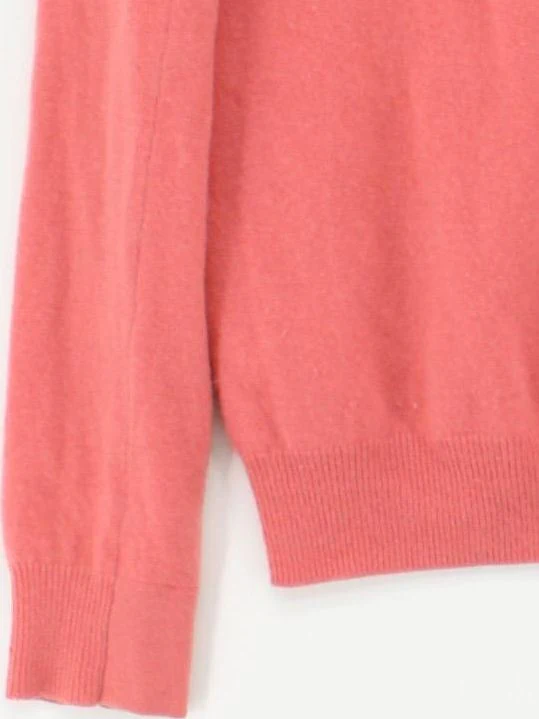 Jigsaw Women's Cardigan M Pink 100% Cashmere Crew Neck Cardigan - Image 4