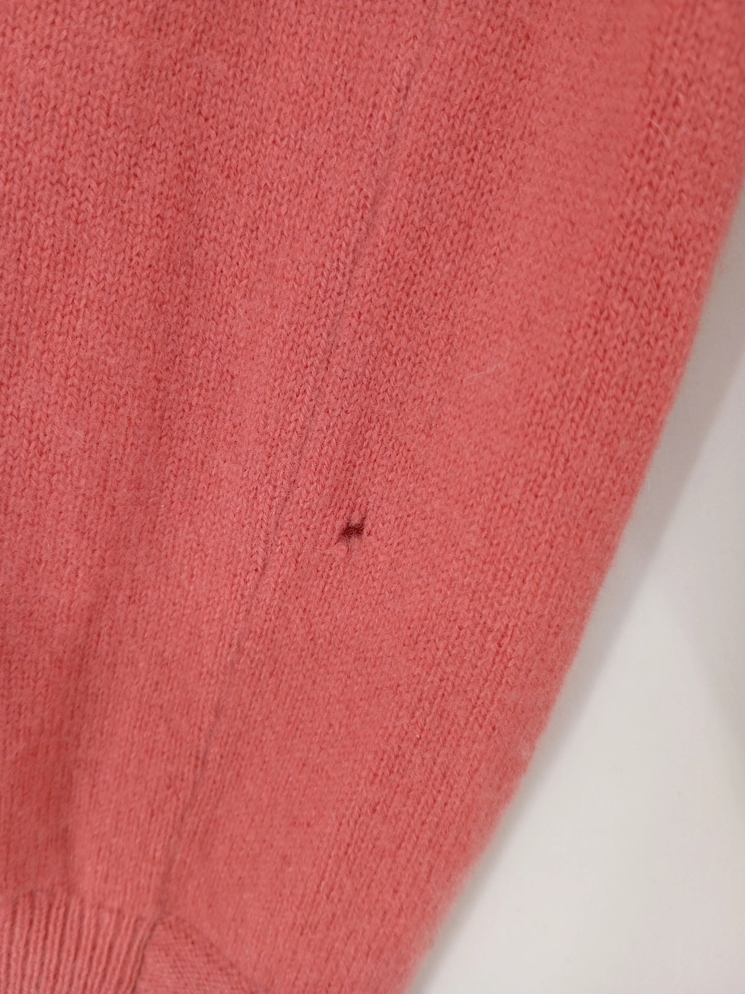 Jigsaw Women's Cardigan M Pink 100% Cashmere Crew Neck Cardigan - Image 6