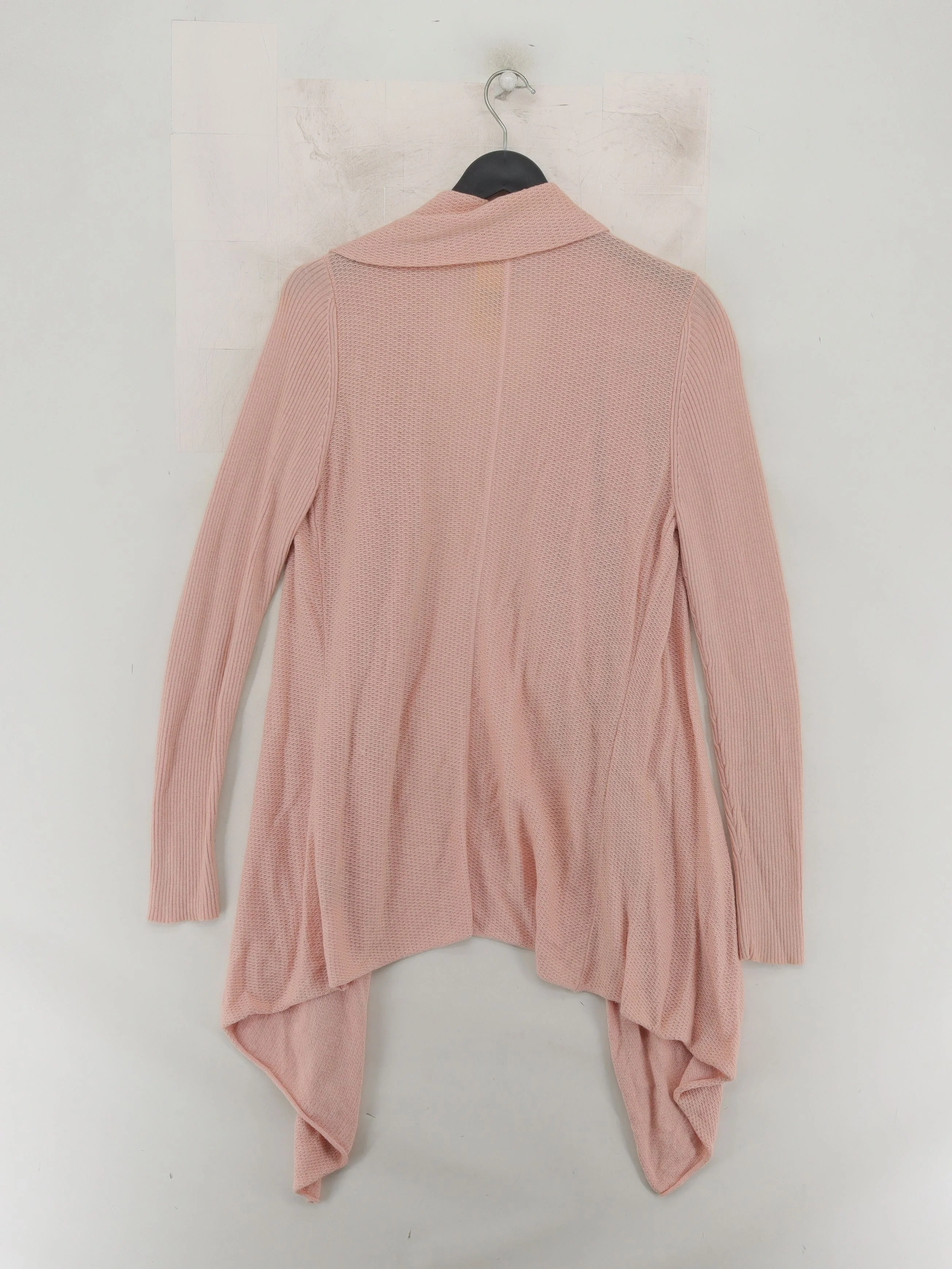 Jigsaw Women's Cardigan M Pink Viscose with Wool V-Neck Cardigan - Image 2