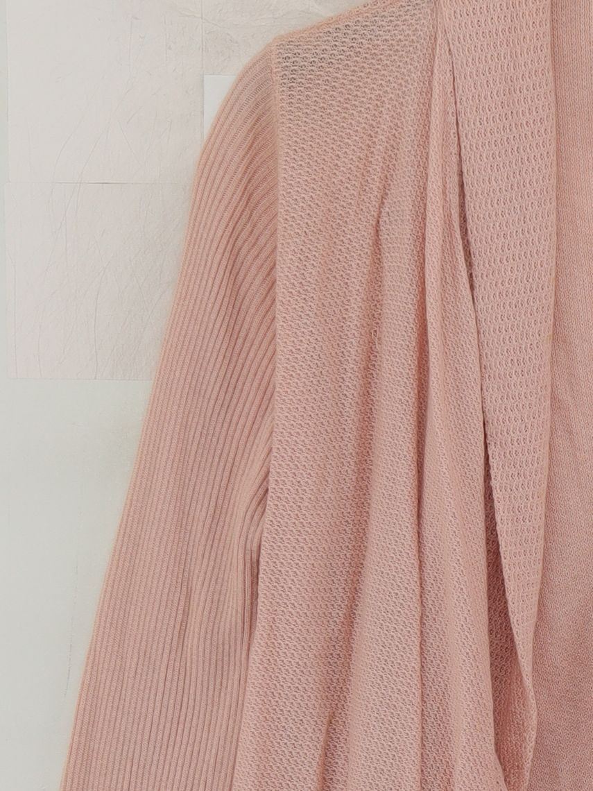 Jigsaw Women's Cardigan M Pink Viscose with Wool V-Neck Cardigan - Image 4