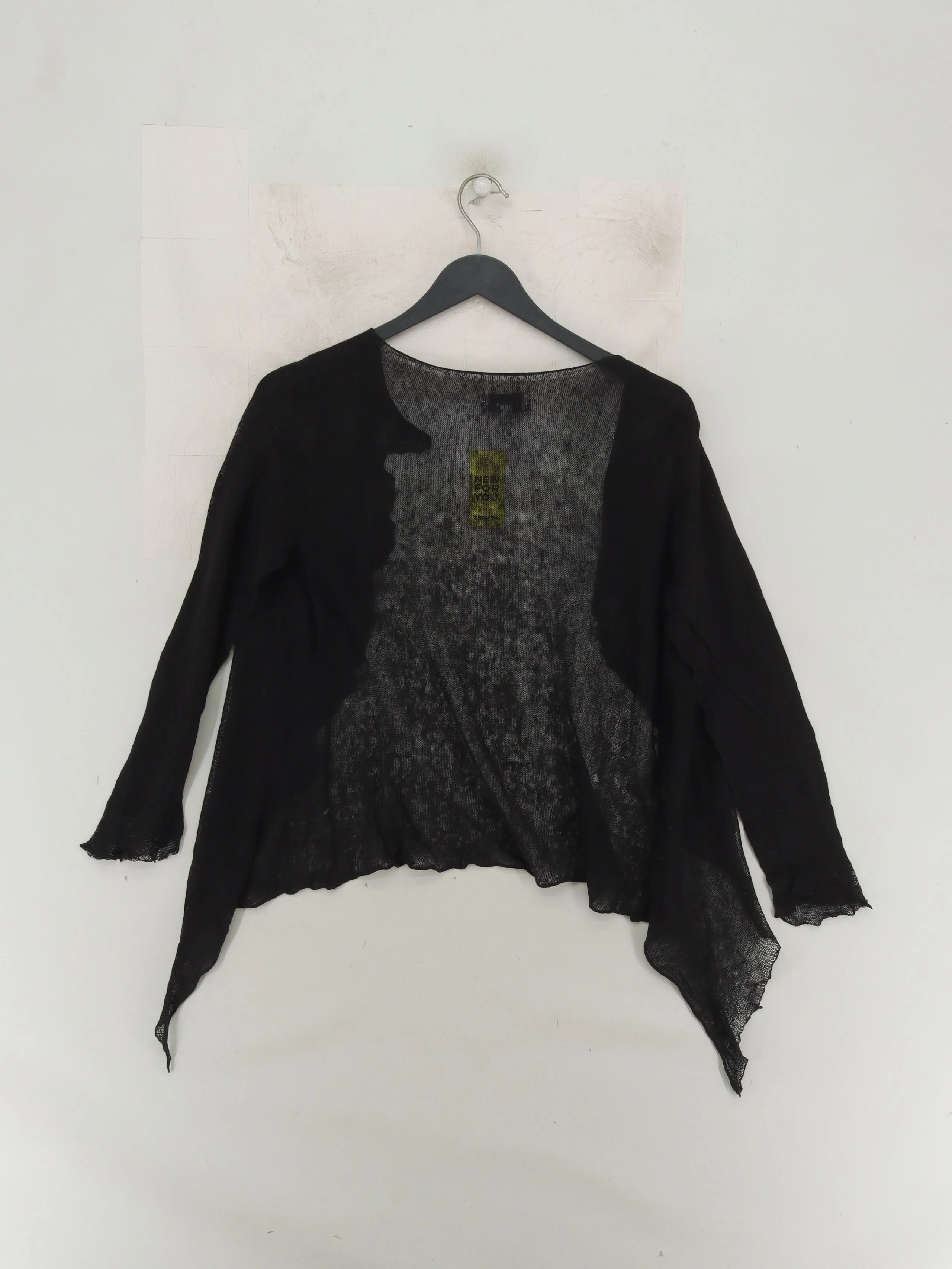 Jigsaw Women's Cardigan S Black 100% Linen V-Neck Cardigan - Image 2
