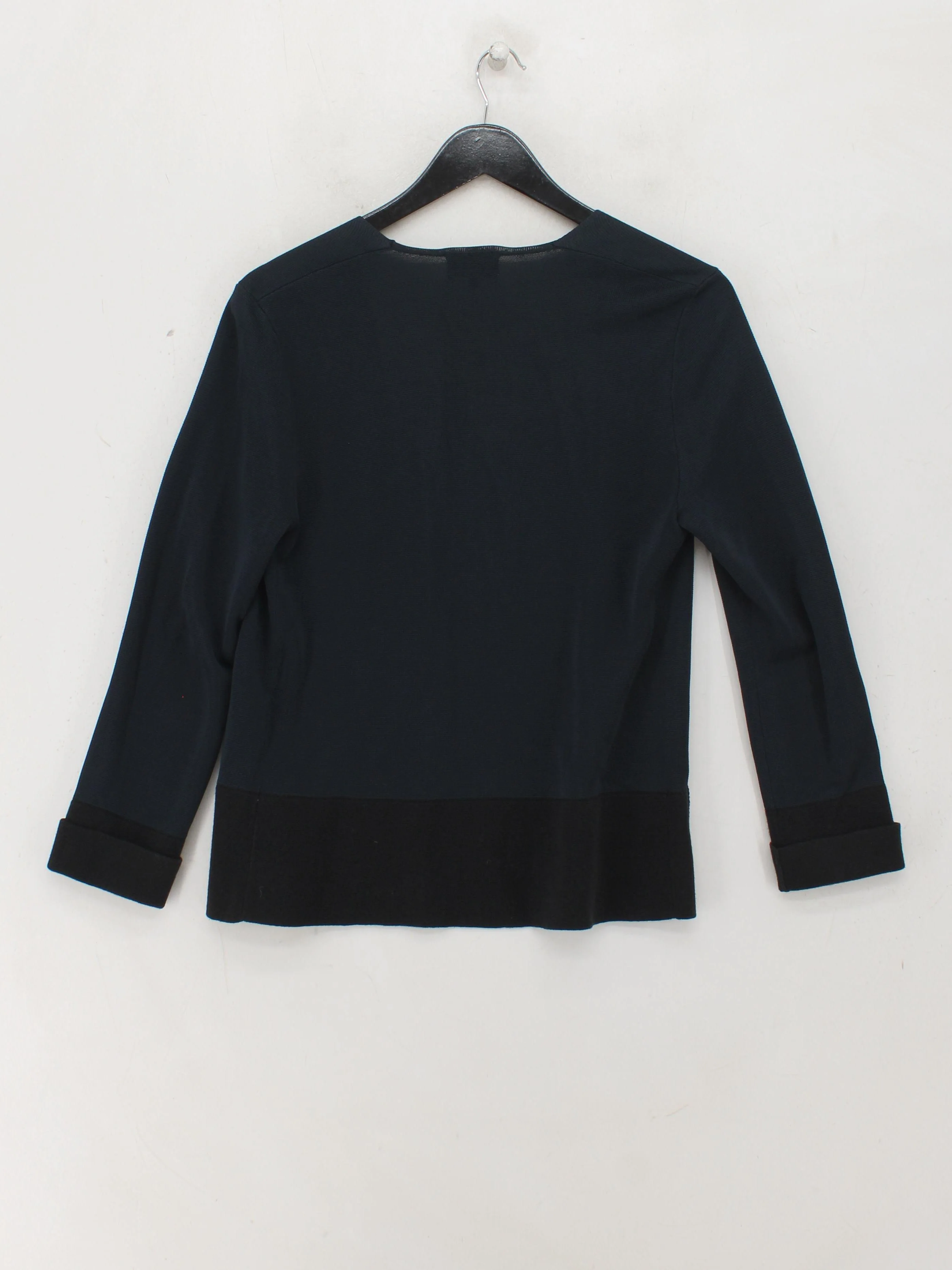 Jigsaw Women's Cardigan S Blue 100% Wool V-Neck Cardigan - Image 2
