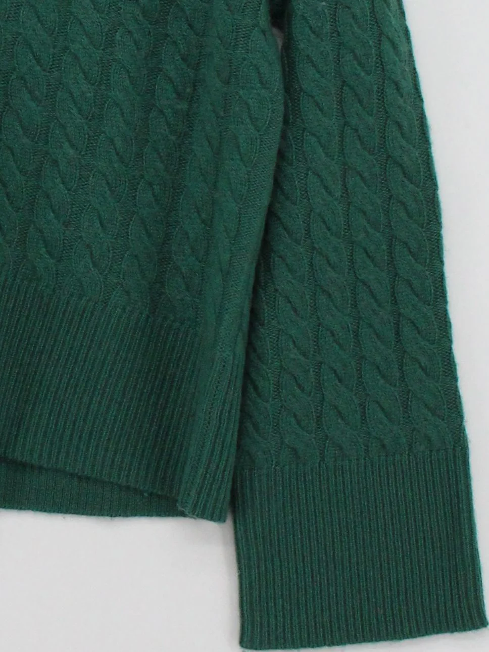 Jigsaw Women's Cardigan S Green Wool with Cashmere V-Neck Cardigan - Image 4