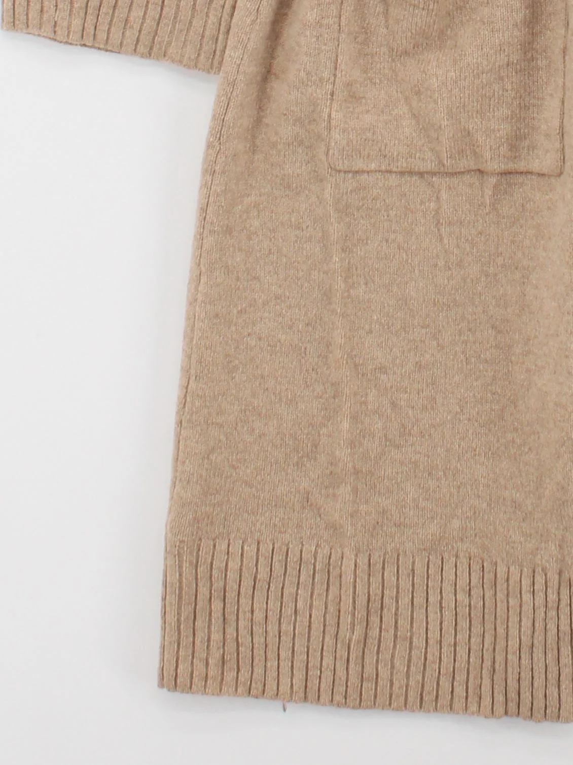 Jigsaw Women's Cardigan S Tan 100% Wool V-Neck Cardigan - Image 4