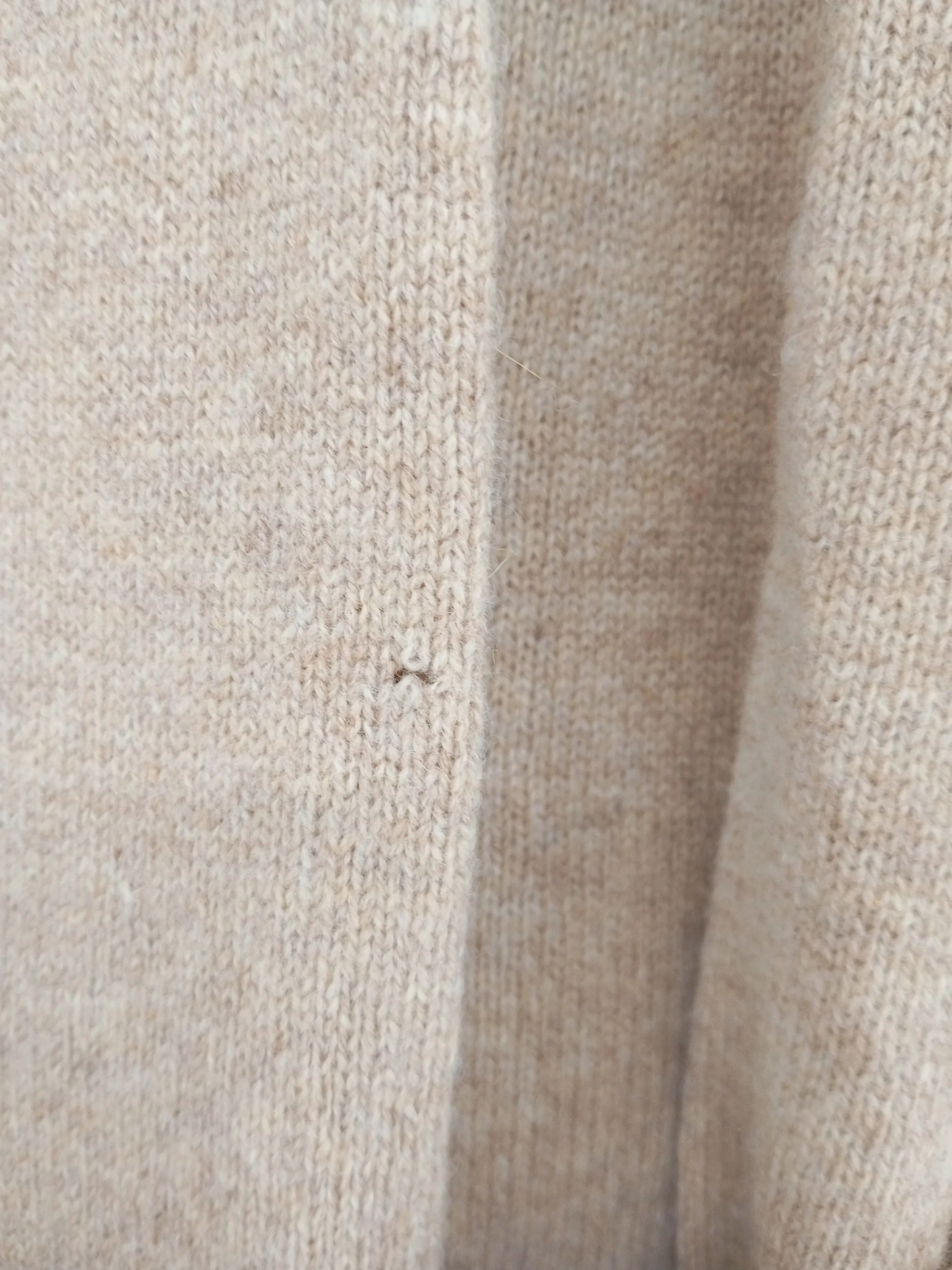 Jigsaw Women's Cardigan S Tan 100% Wool V-Neck Cardigan - Image 5