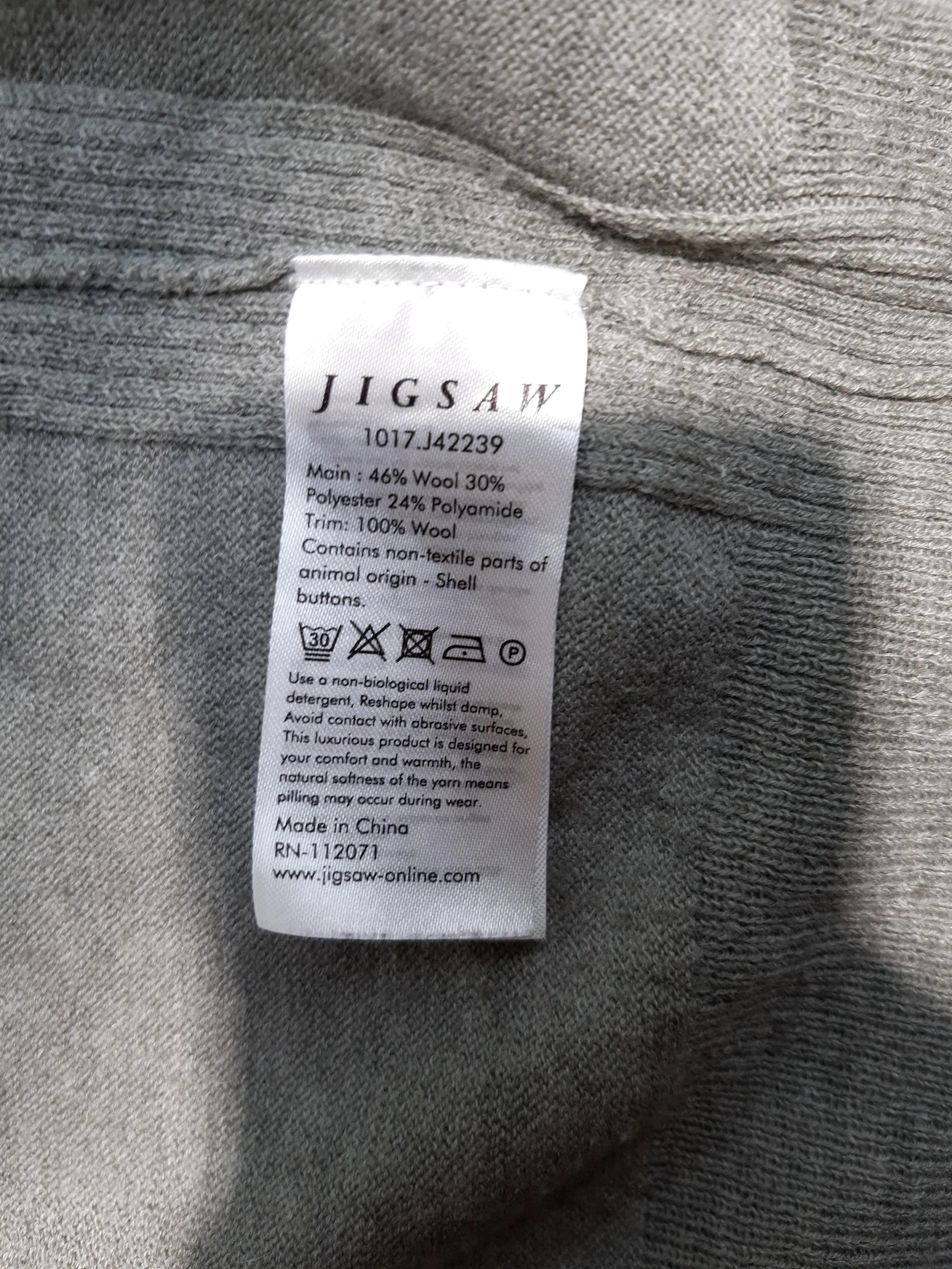 Jigsaw Women's Cardigan XS Multi Wool with Polyester, Polyamide V-Neck Cardigan - Image 6
