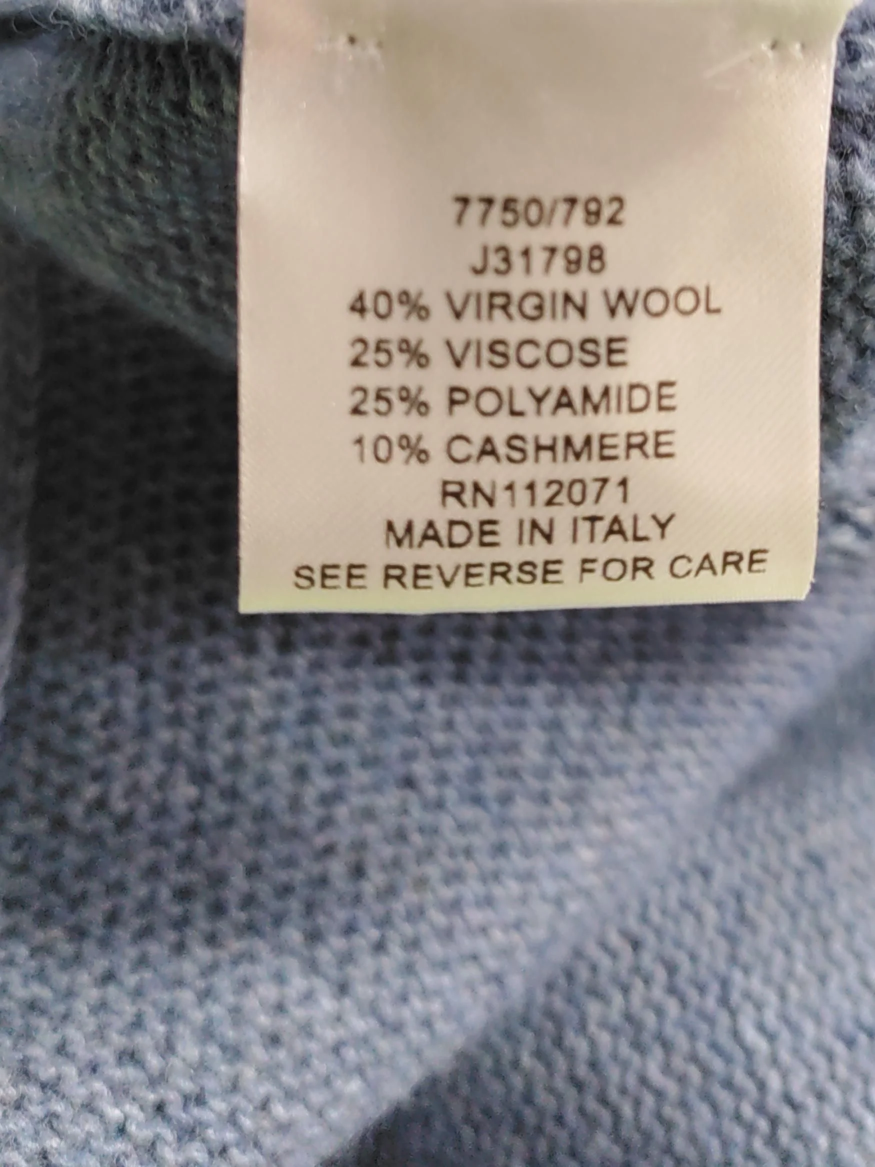 Jigsaw Women's Coat Blue Wool with Viscose, Polyamide, Cashmere Overcoat - Image 6