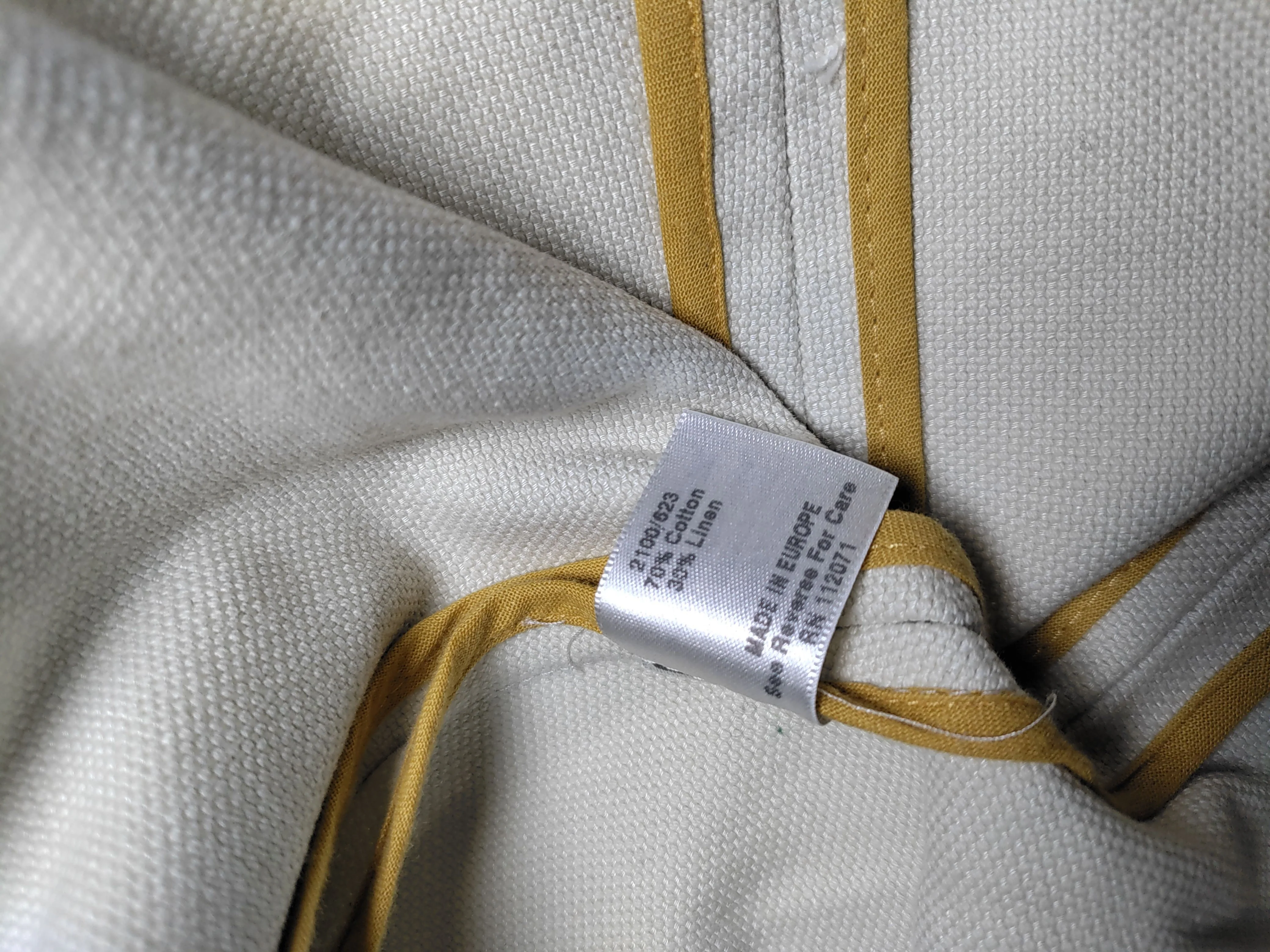 Jigsaw Women's Coat M Cream Cotton with Linen Trench Coat - Image 8