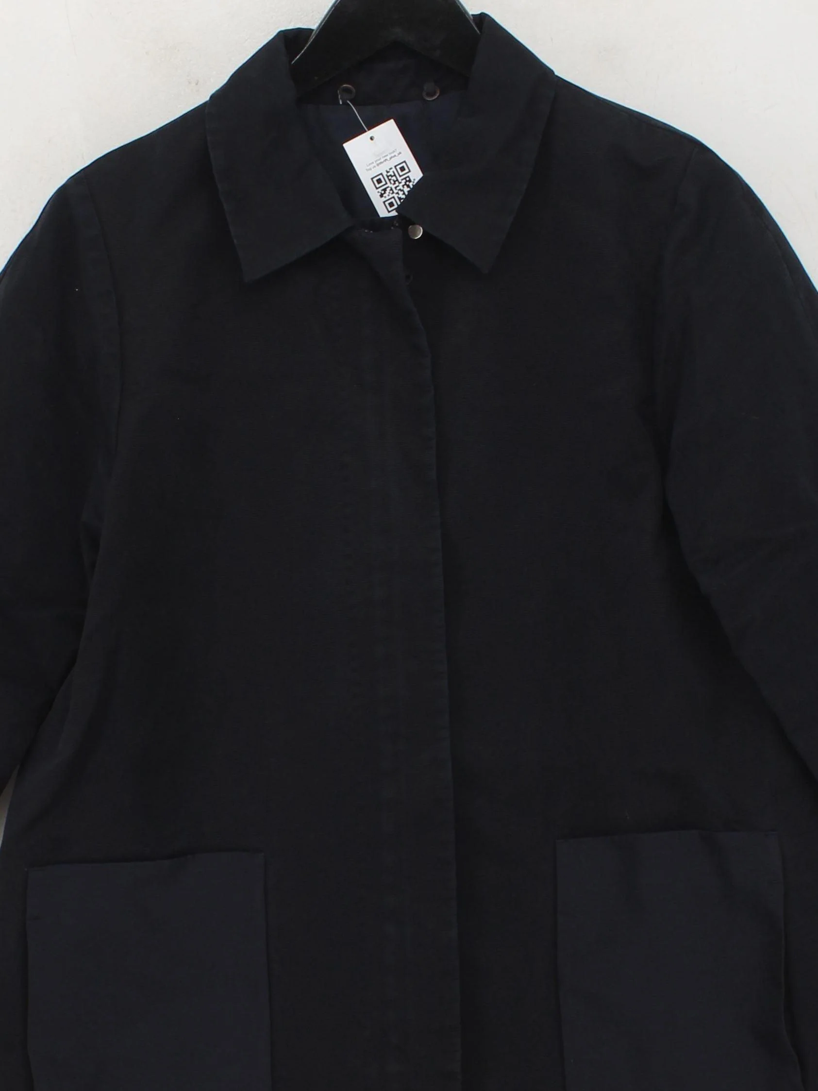 Jigsaw Women's Coat UK 12 Black 100% Other Overcoat - Image 3