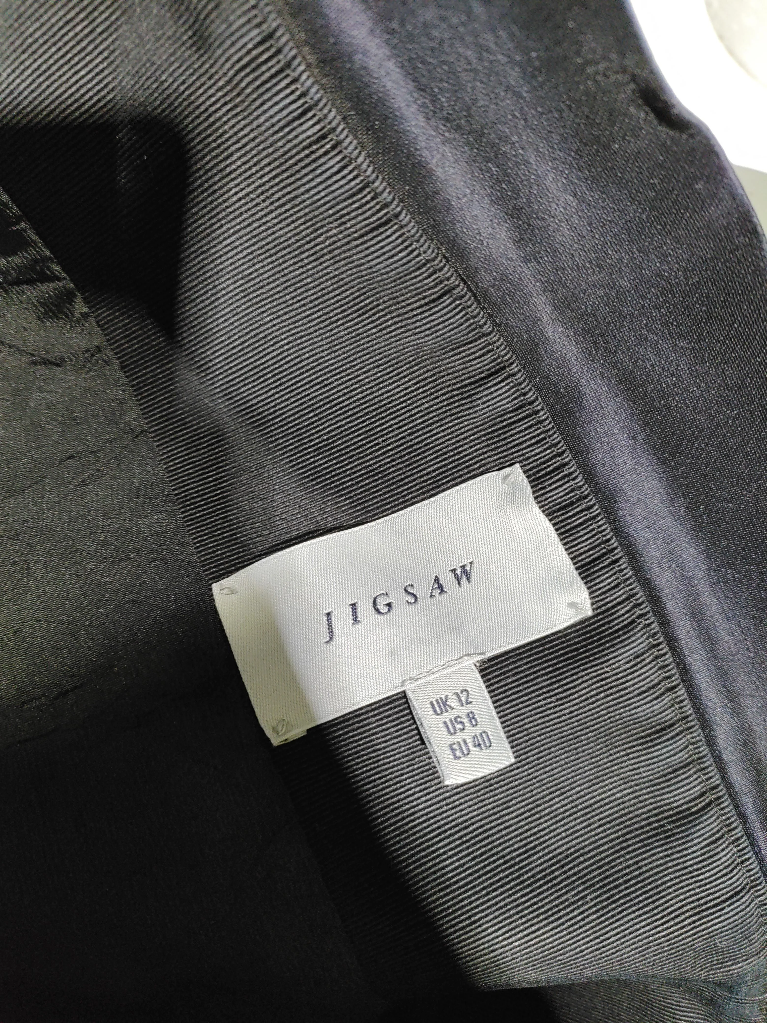 Jigsaw Women's Coat UK 12 Black 100% Other Overcoat - Image 5