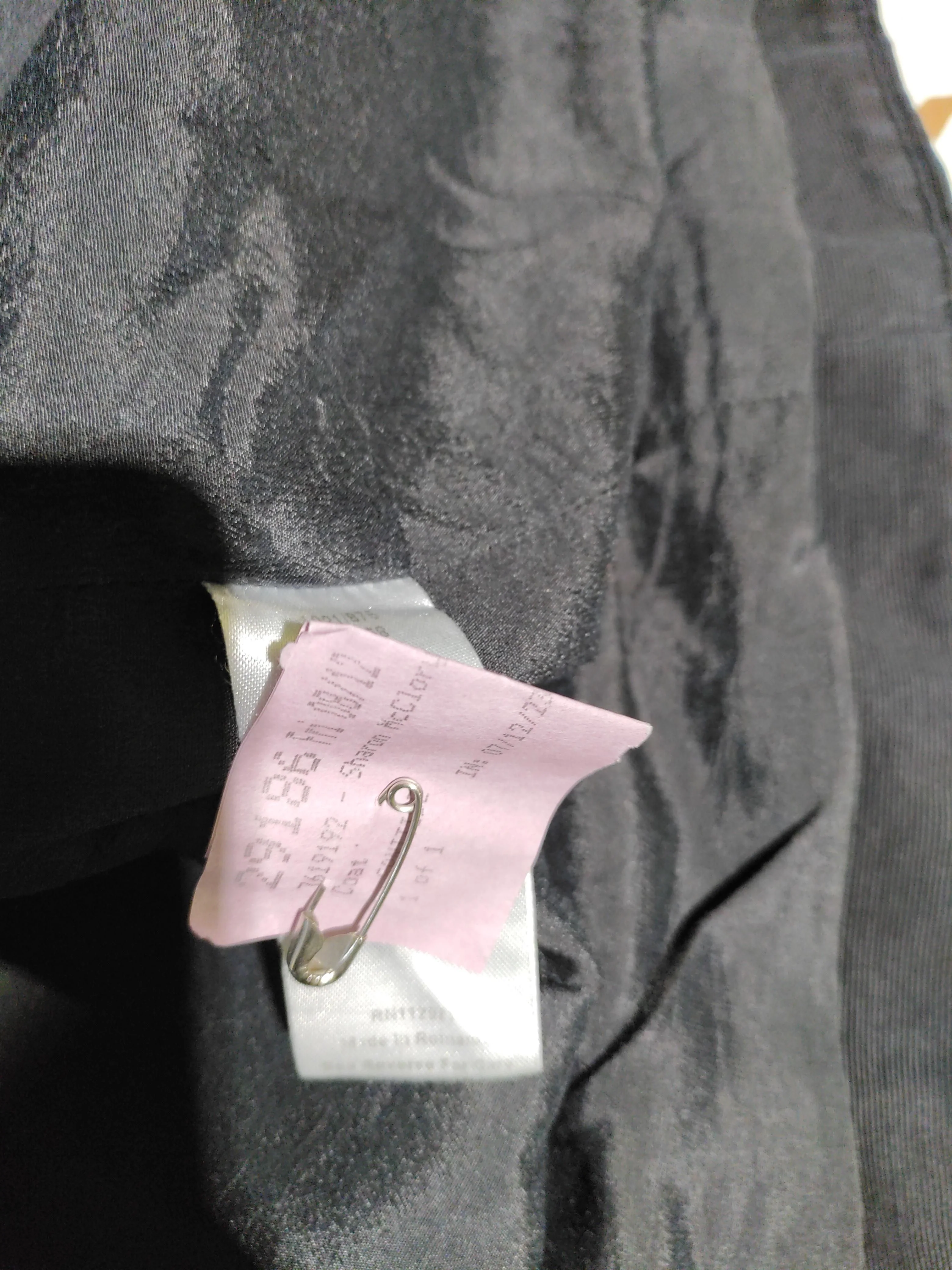 Jigsaw Women's Coat UK 12 Black 100% Other Overcoat - Image 6