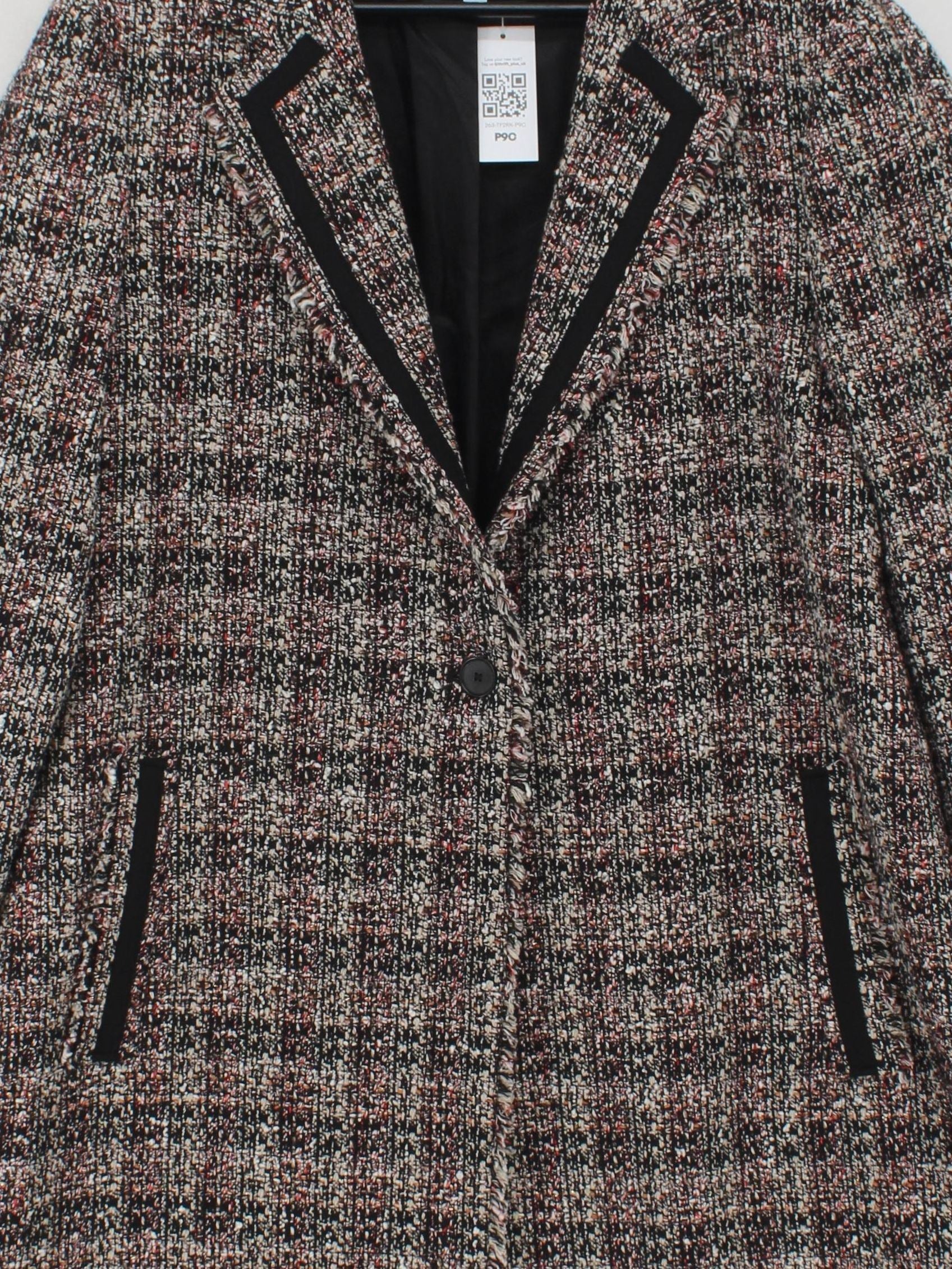 Jigsaw Women's Coat UK 16 Multi Wool - Image 3