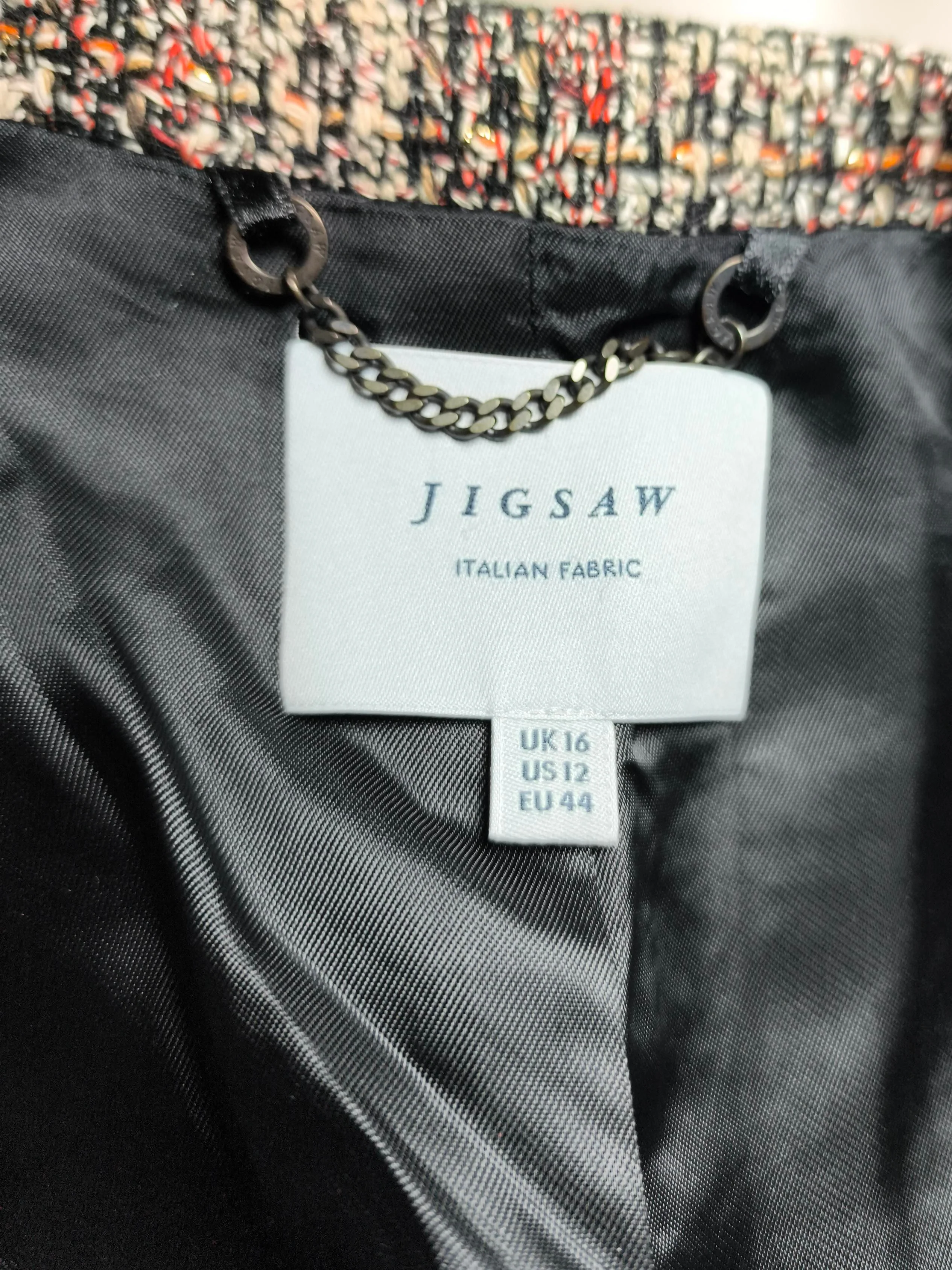 Jigsaw Women's Coat UK 16 Multi Wool - Image 5