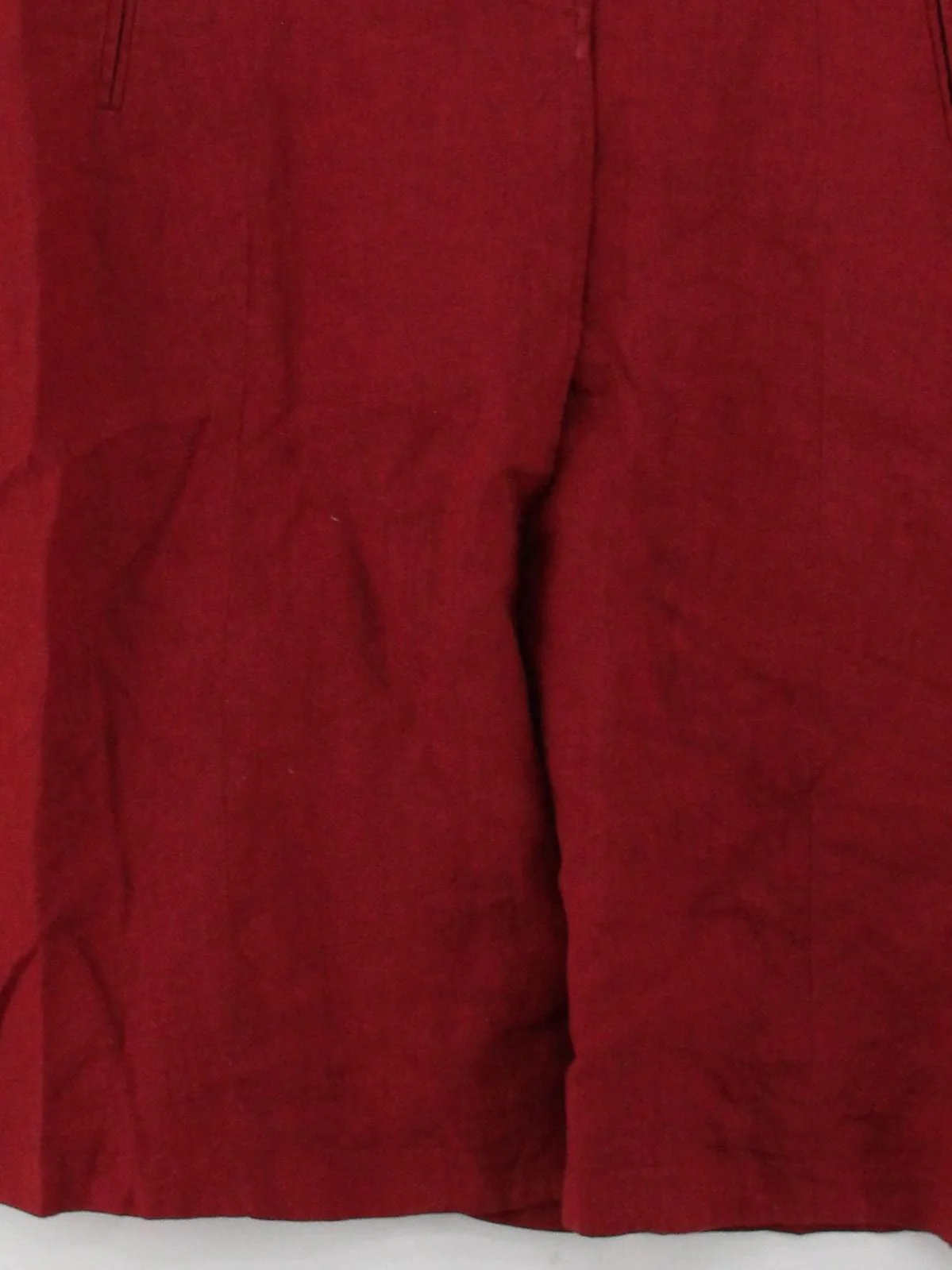 Jigsaw Women's Coat UK 18 Red Linen with Polyester Rain Coat - Image 4