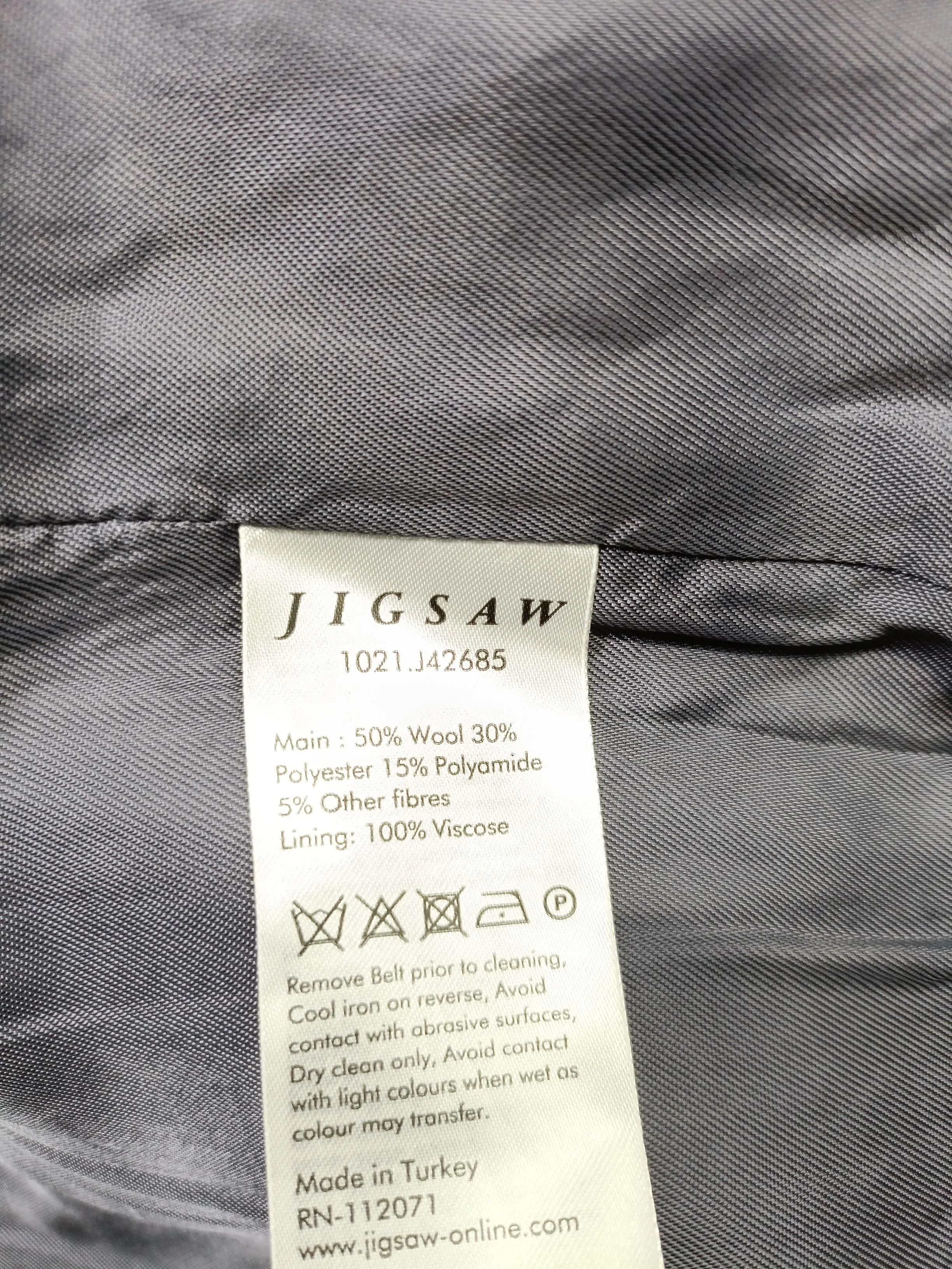 Jigsaw Women's Coat UK 6 Blue Wool - Image 6