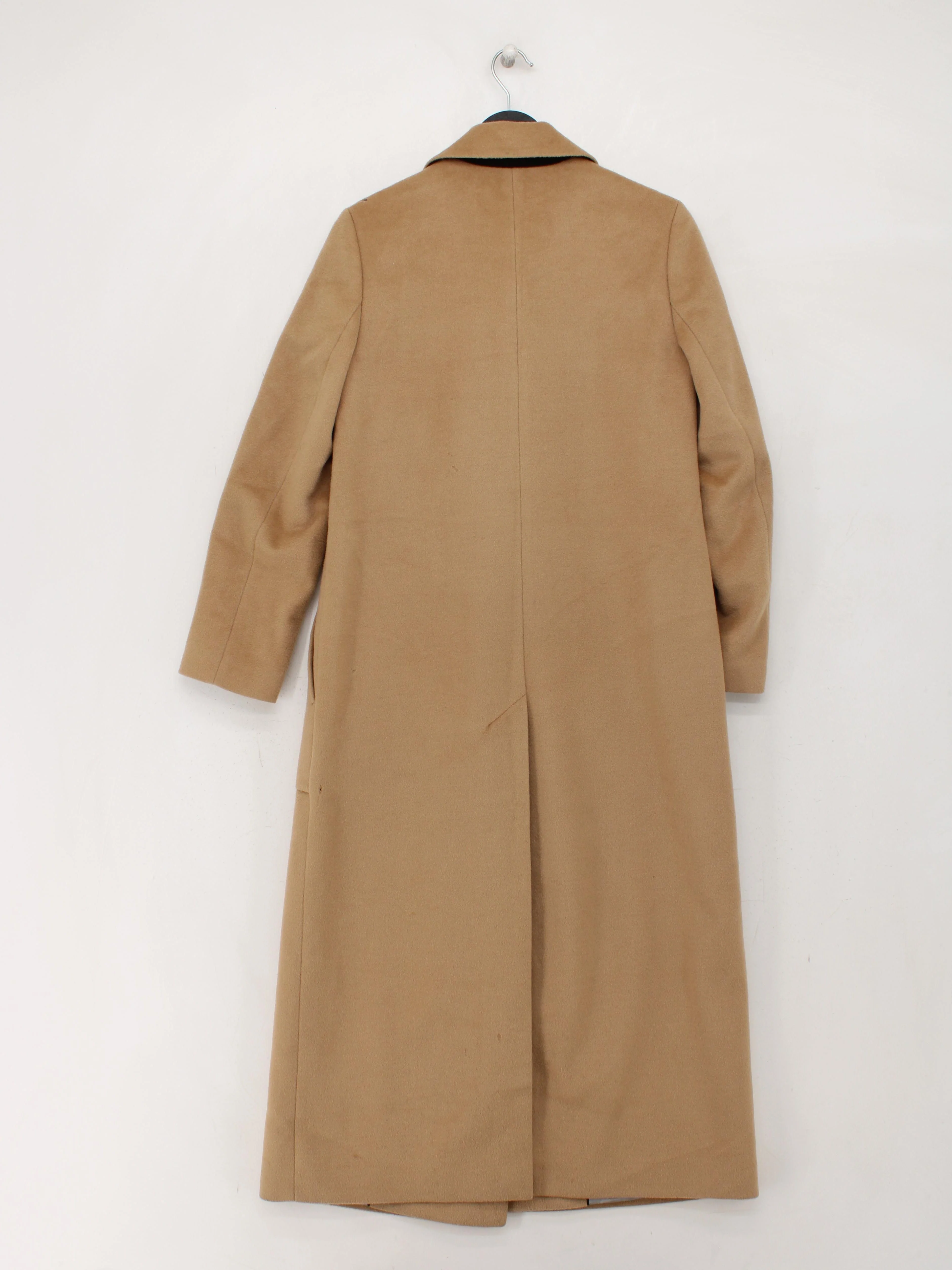 Jigsaw Women's Coat UK 6 Tan Wool with Polyester, Viscose Overcoat - Image 2
