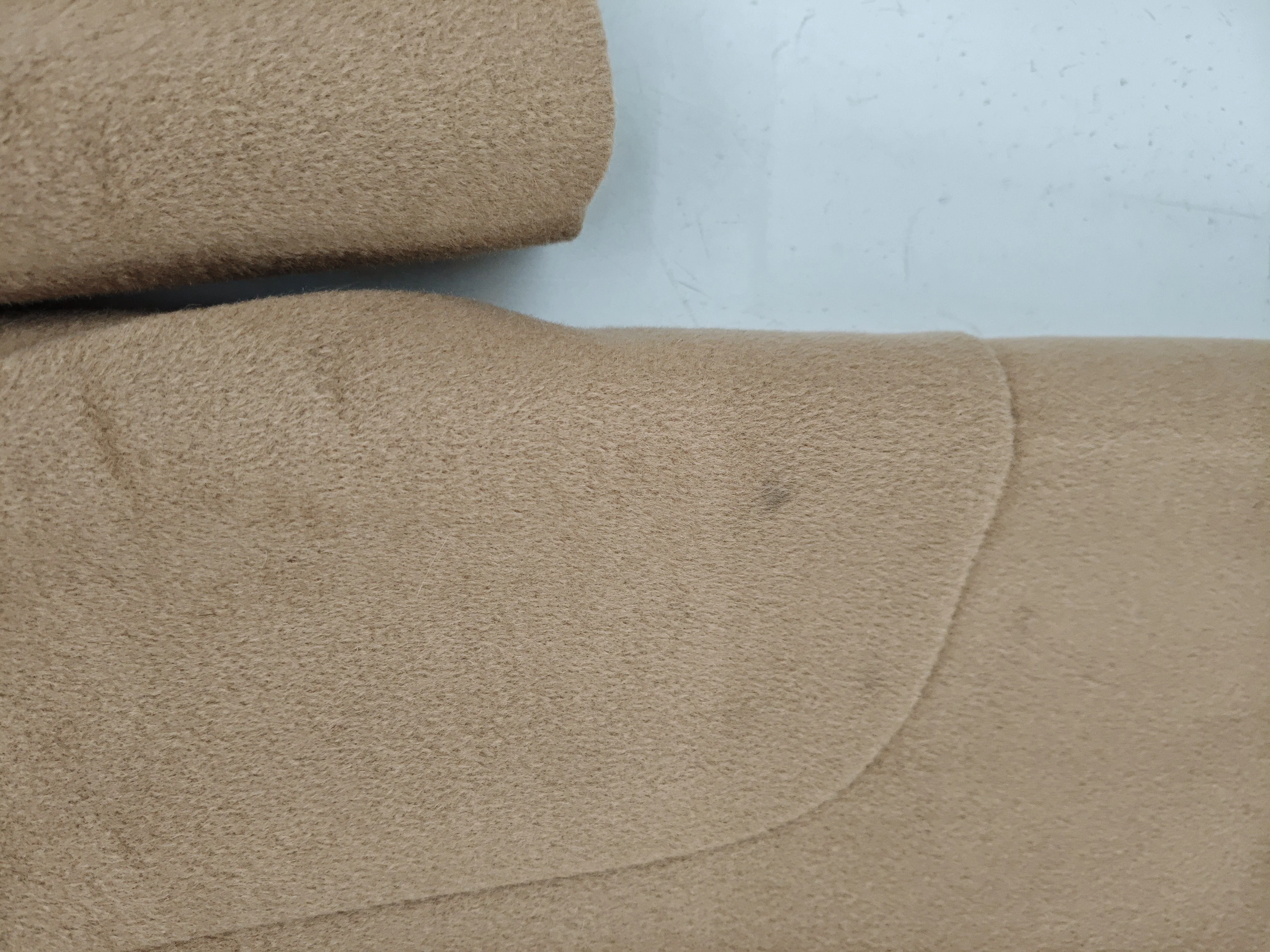 Jigsaw Women's Coat UK 6 Tan Wool with Polyester, Viscose Overcoat - Image 5