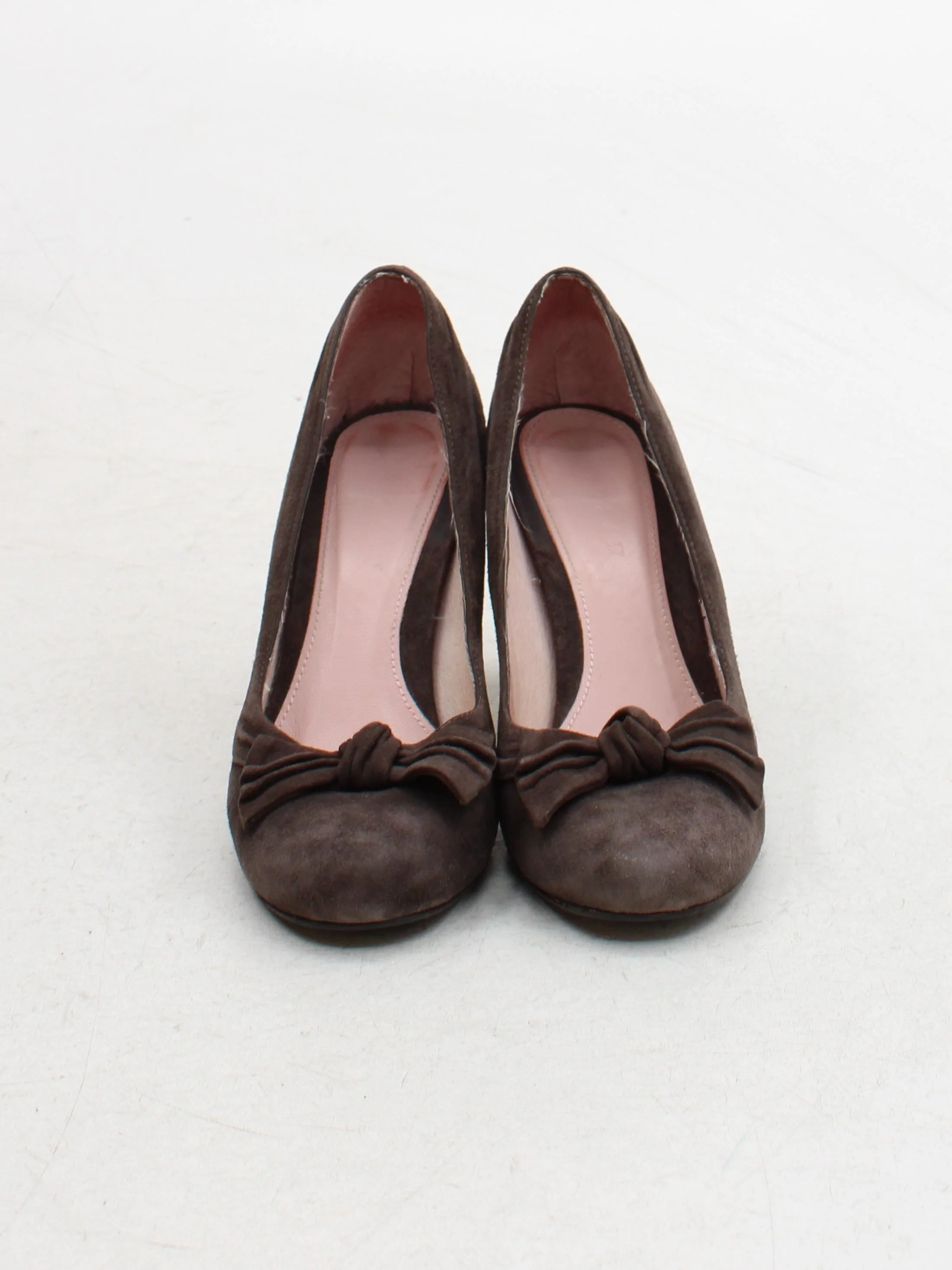 Jigsaw Women's Heels UK 5 Brown 100% Suede Court - Image 2