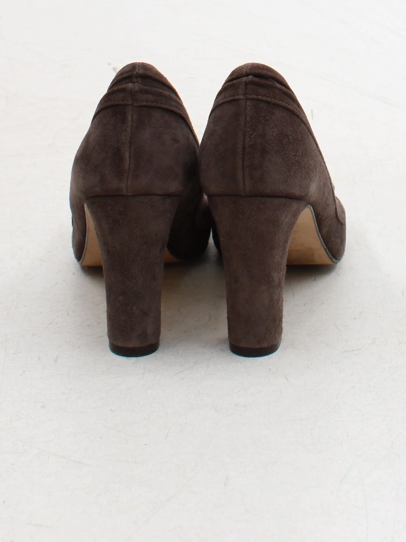 Jigsaw Women's Heels UK 5 Brown 100% Suede Court - Image 3