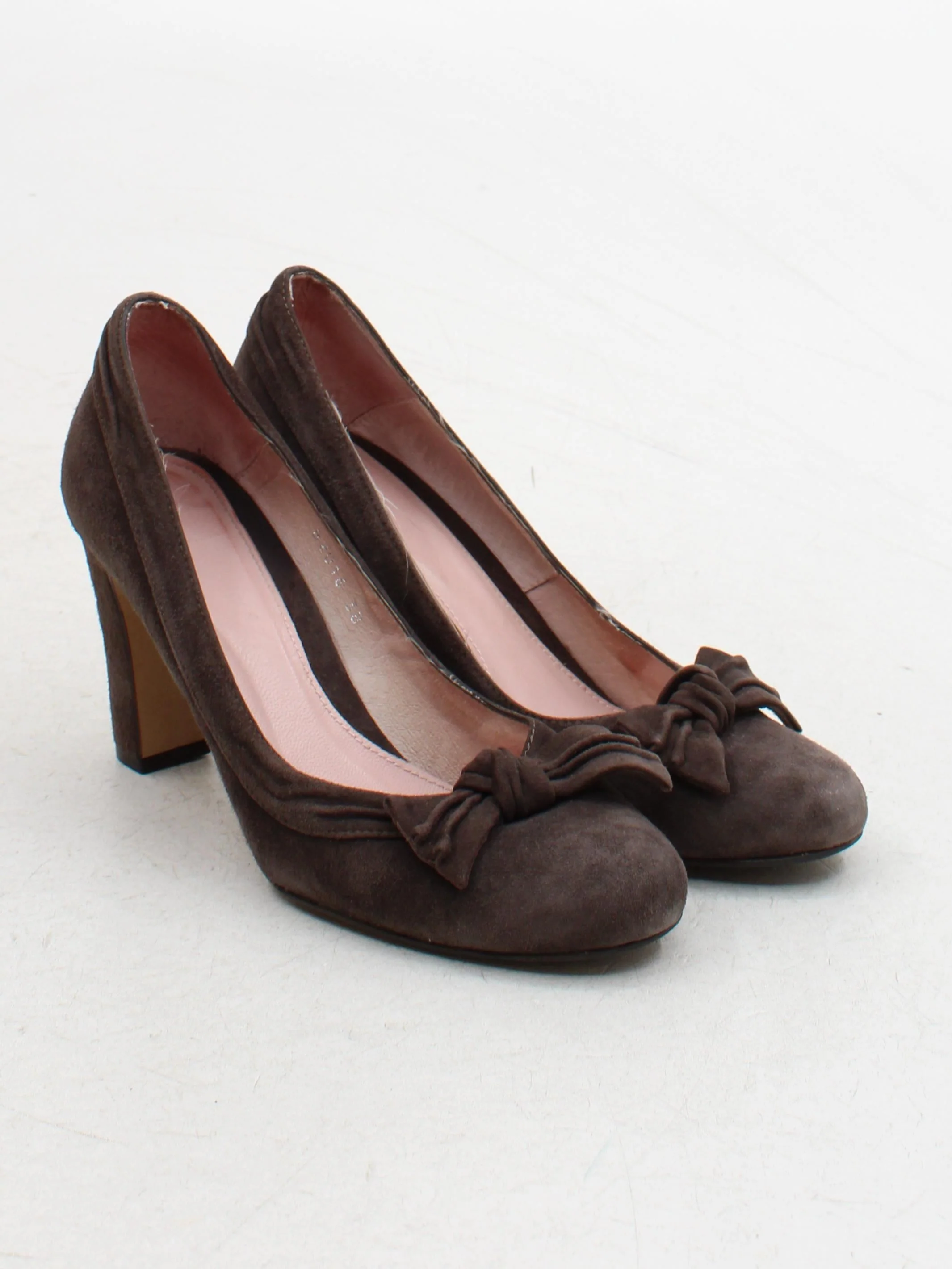 Jigsaw Women's Heels UK 5 Brown 100% Suede Court - Image 4