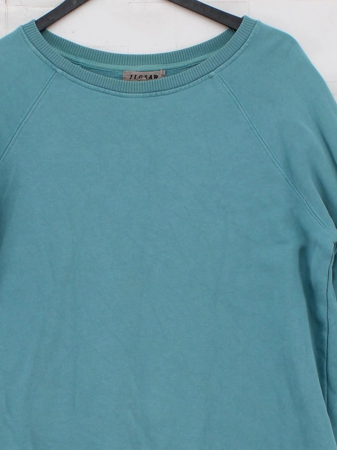 Jigsaw Women's Hoodie M Blue 100% Cotton Pullover - Image 3