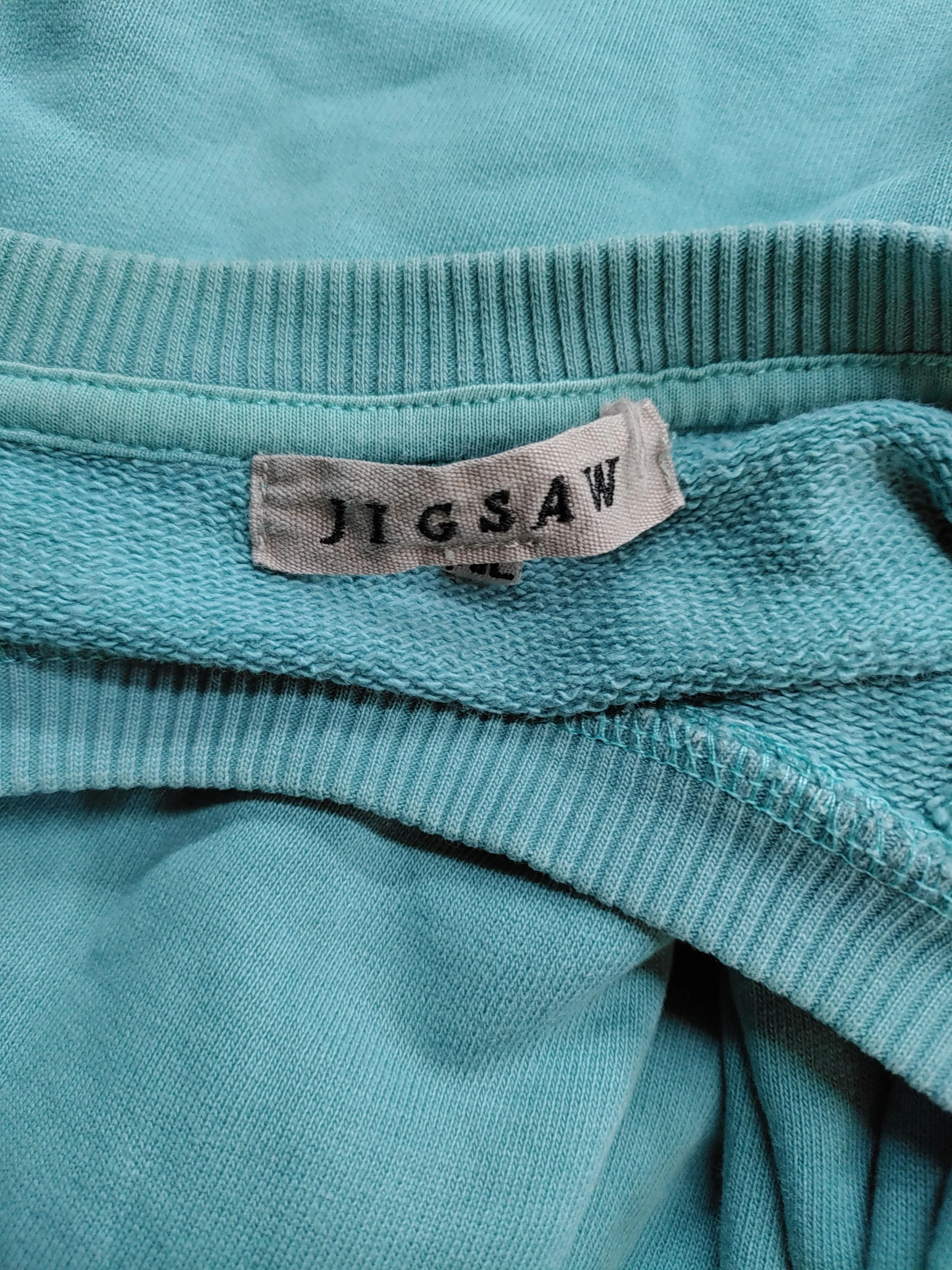 Jigsaw Women's Hoodie M Blue 100% Cotton Pullover - Image 5