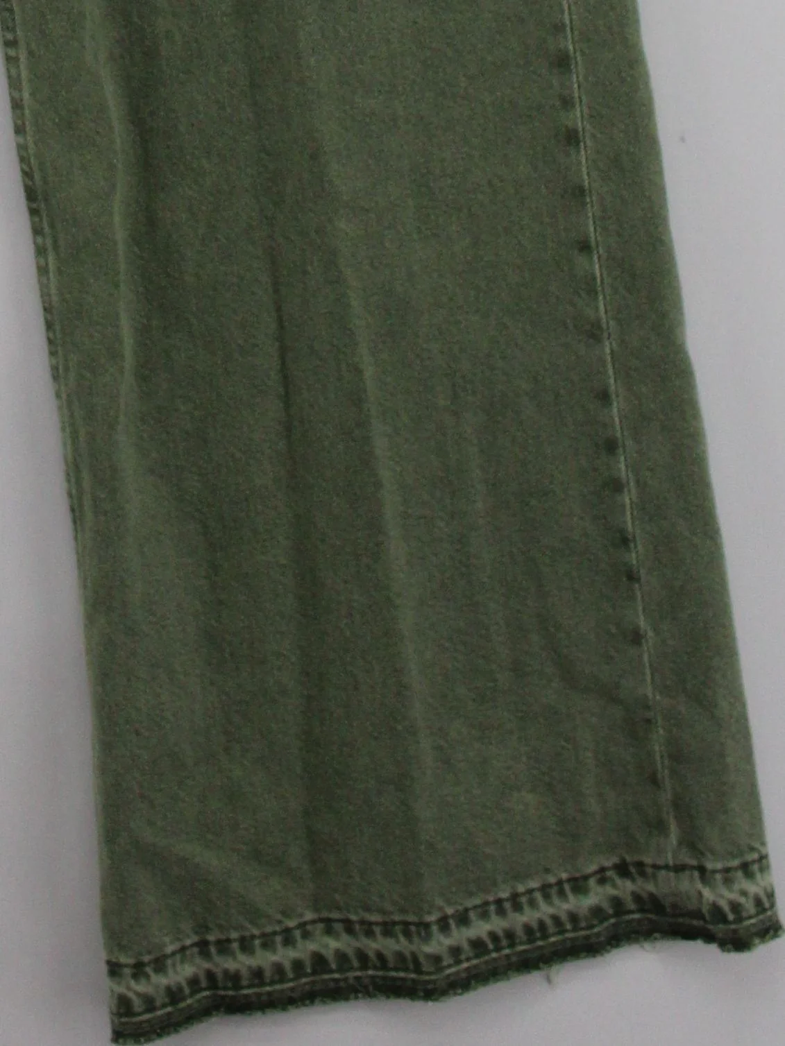 Jigsaw Women's Jeans W 32 in Green 100% Cotton Wide-Leg - Image 4