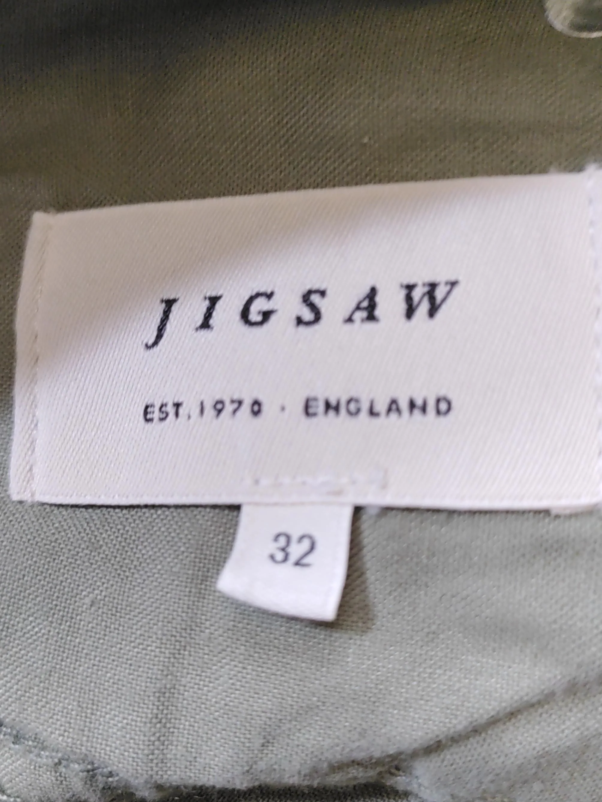 Jigsaw Women's Jeans W 32 in Green 100% Cotton Wide-Leg - Image 5