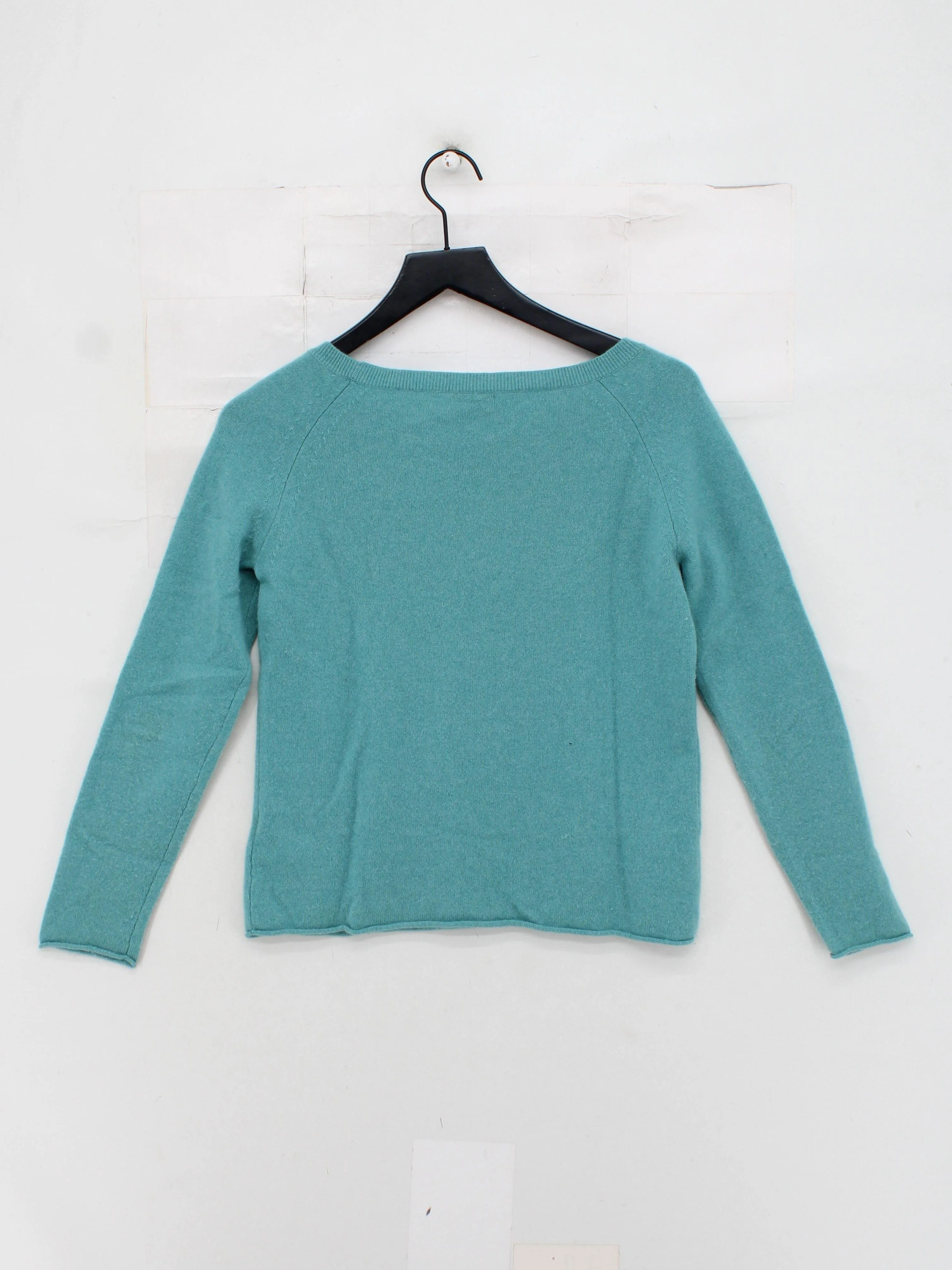 Jigsaw Women's Jumper M Blue 100% Cashmere Round Neck Pullover - Image 2