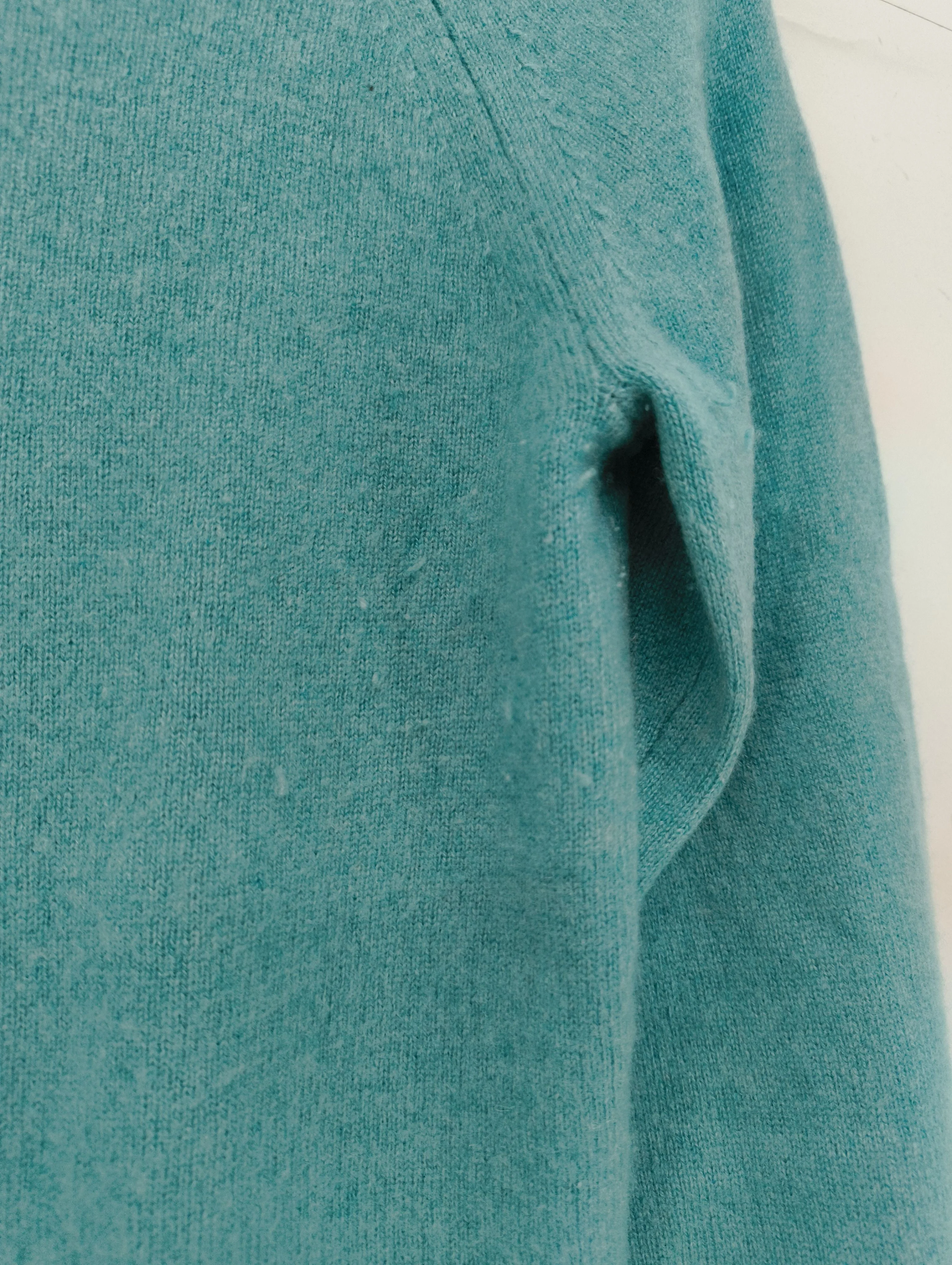 Jigsaw Women's Jumper M Blue 100% Cashmere Round Neck Pullover - Image 5